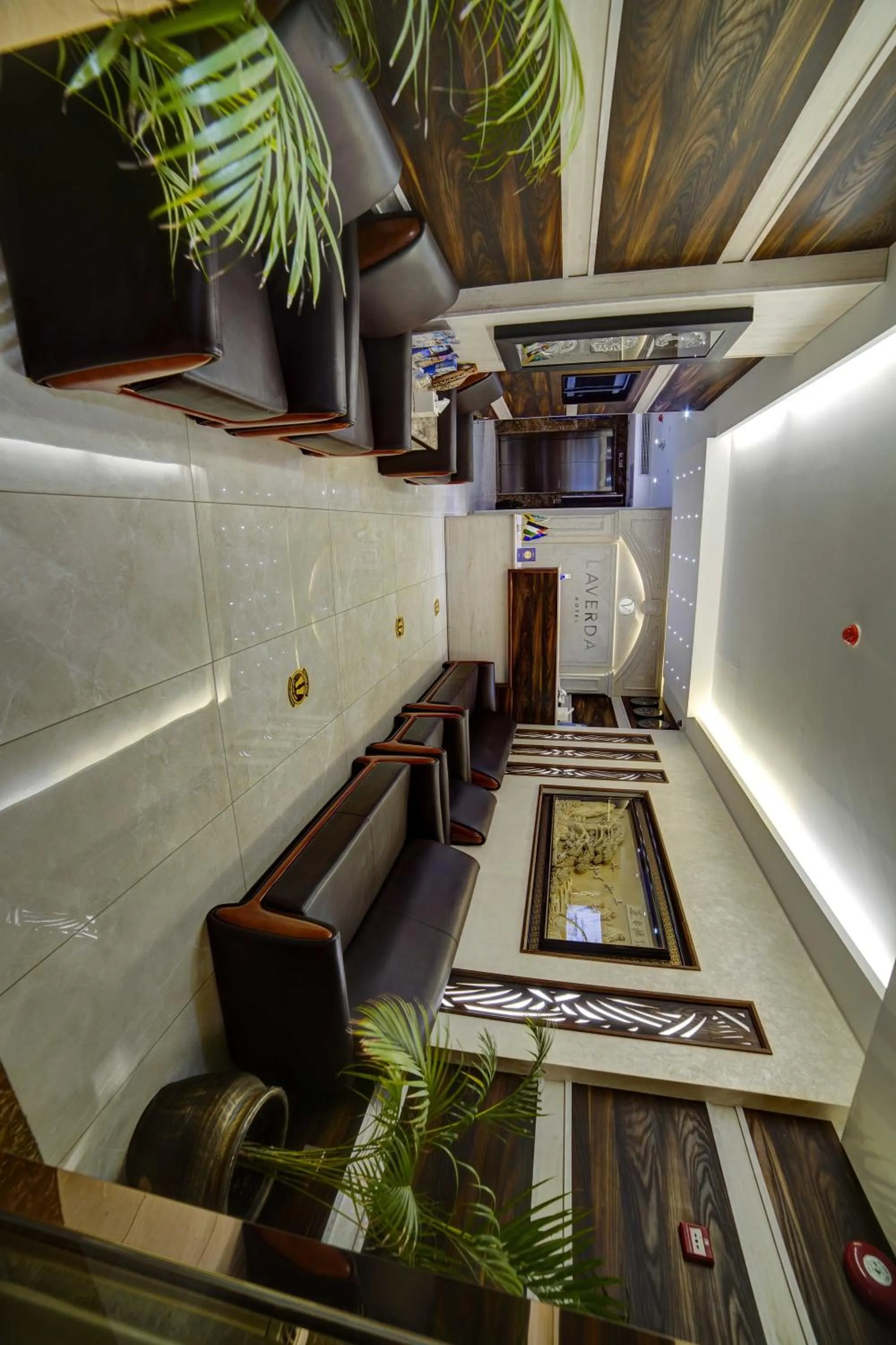 Lobby or reception in Laverda Hotel