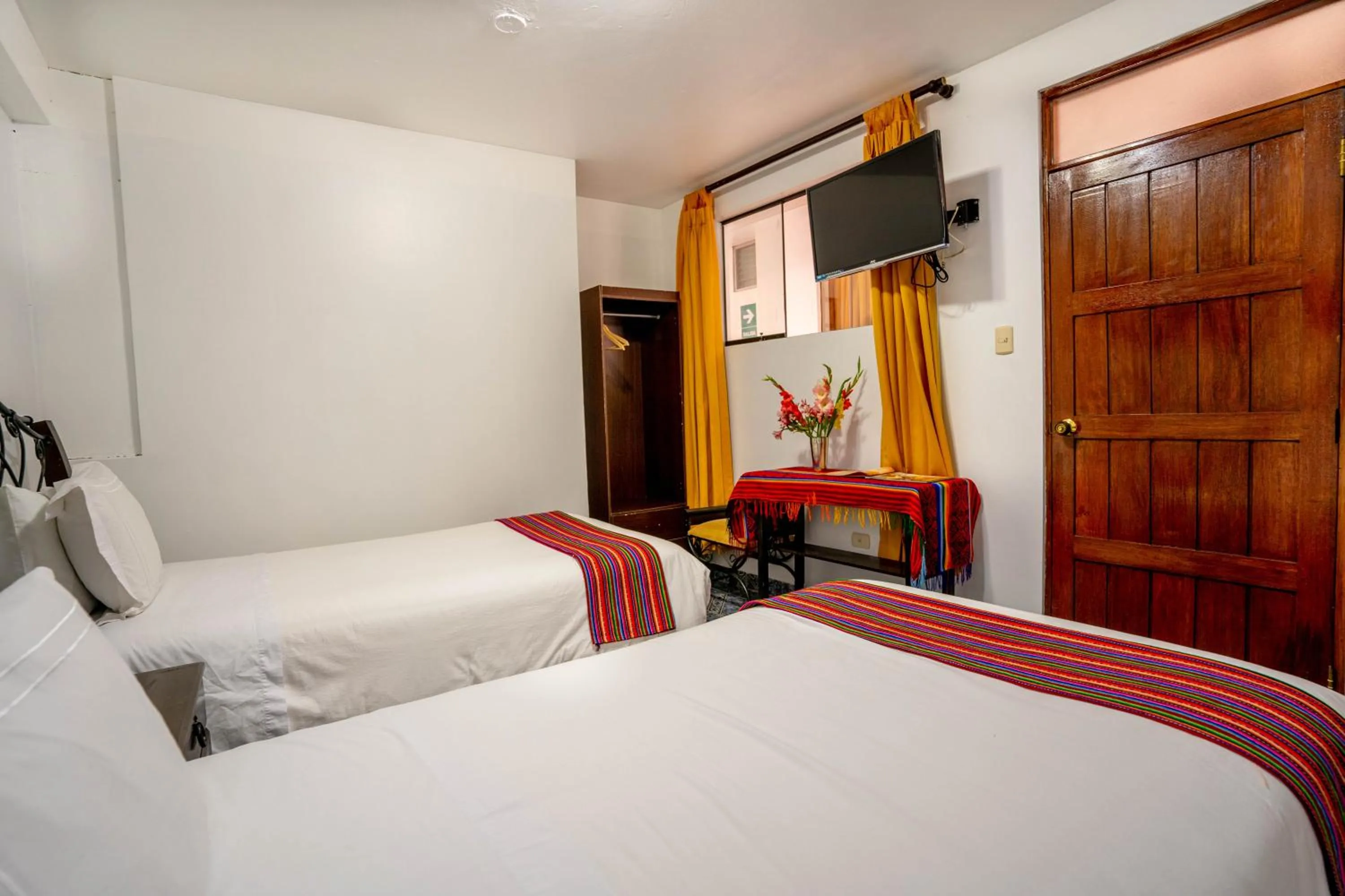 Bed in Hotel Machupicchu Inn