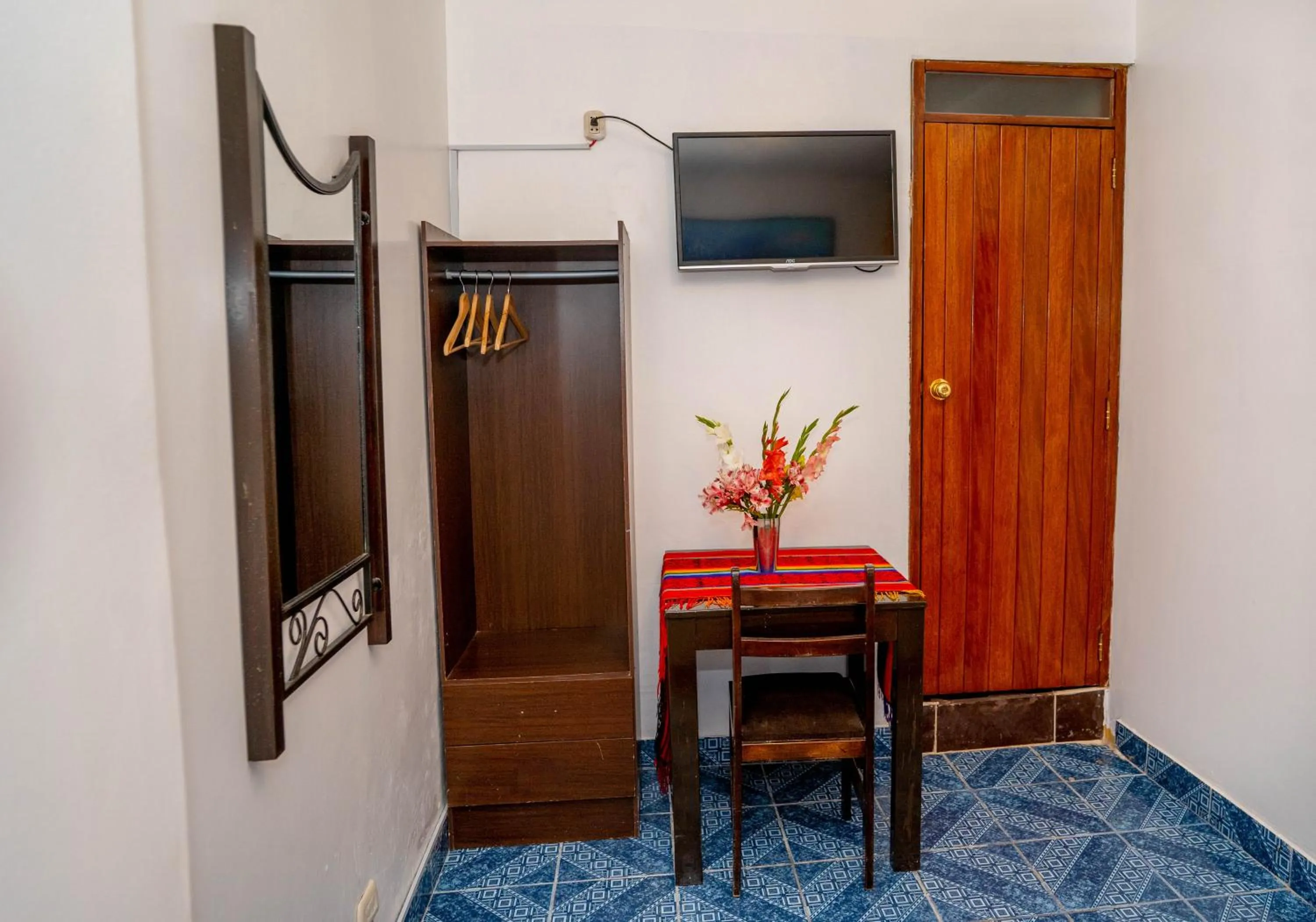 Seating area in Hotel Machupicchu Inn