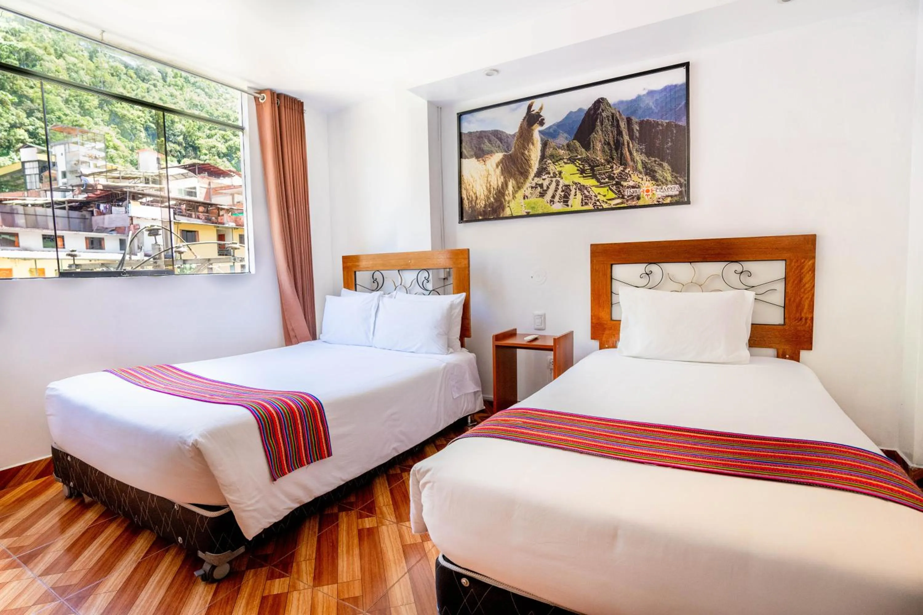 Bed in Hotel Machupicchu Inn