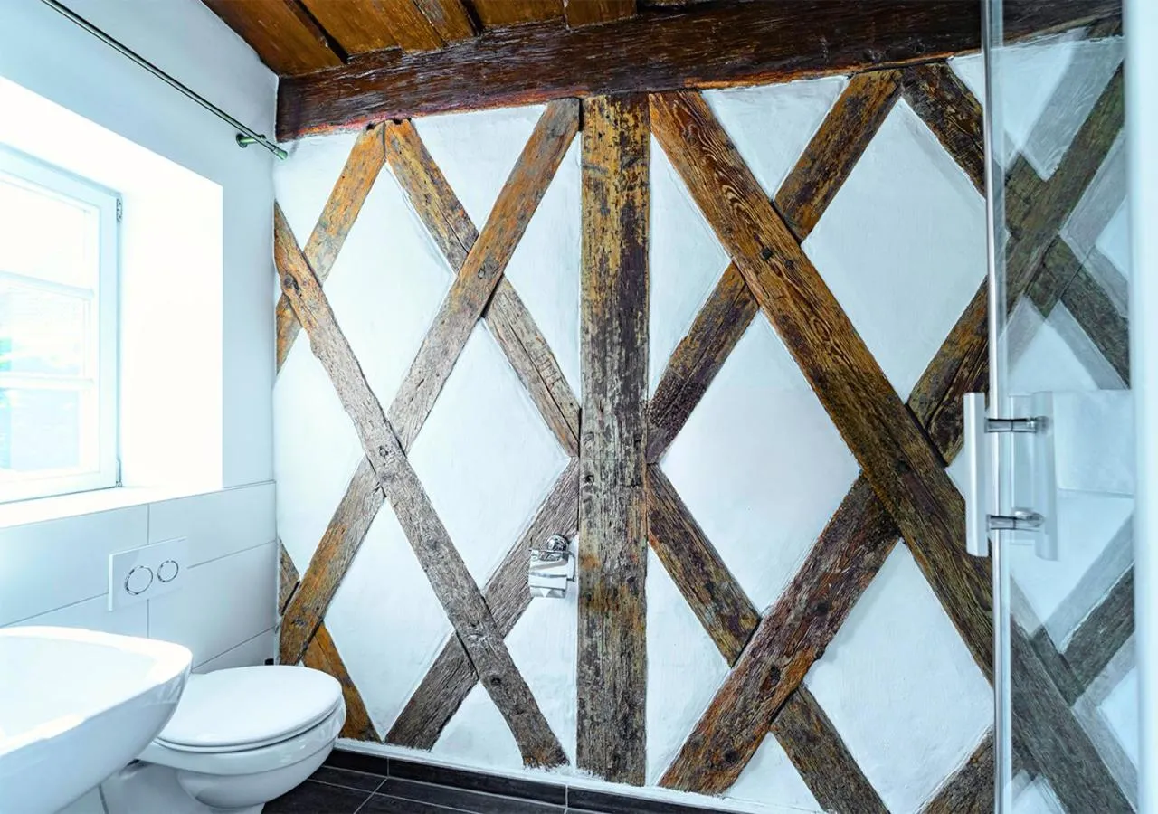 Shower in Hotel Hahnmühle 1323