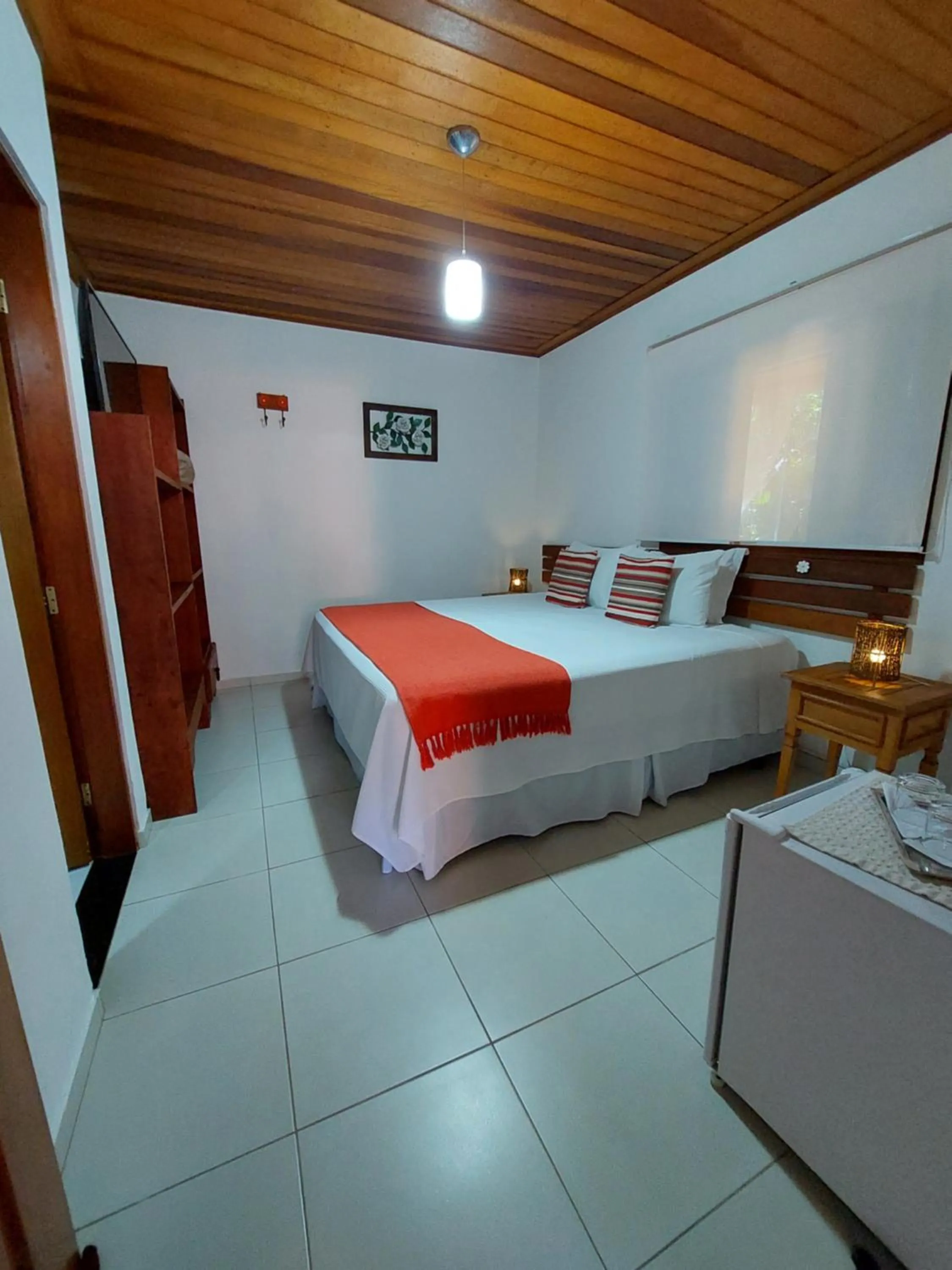 Bed in Pousada Canoa Caiçara Ilhabela