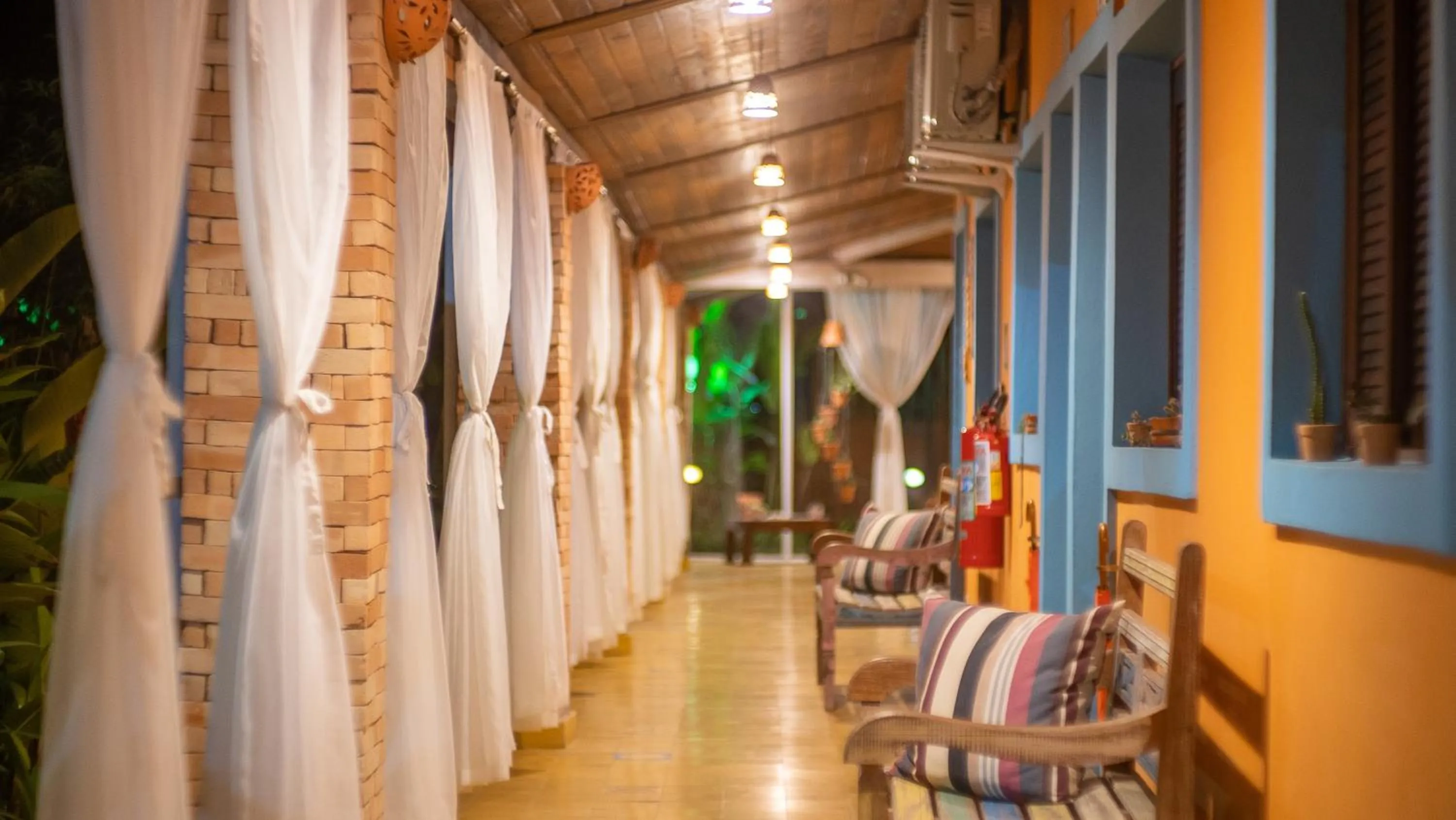 Patio in Pousada Canoa Caiçara Ilhabela