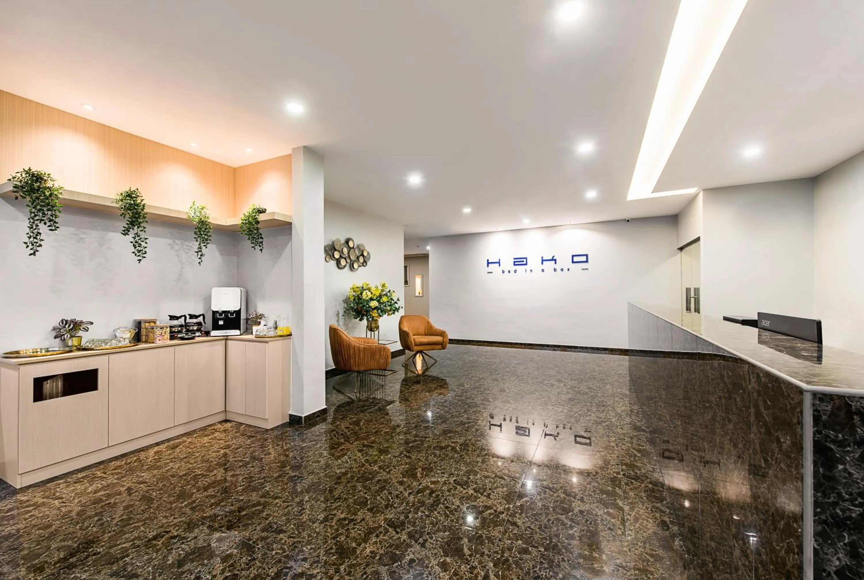 Lobby or reception in Hako Hotel Taman U