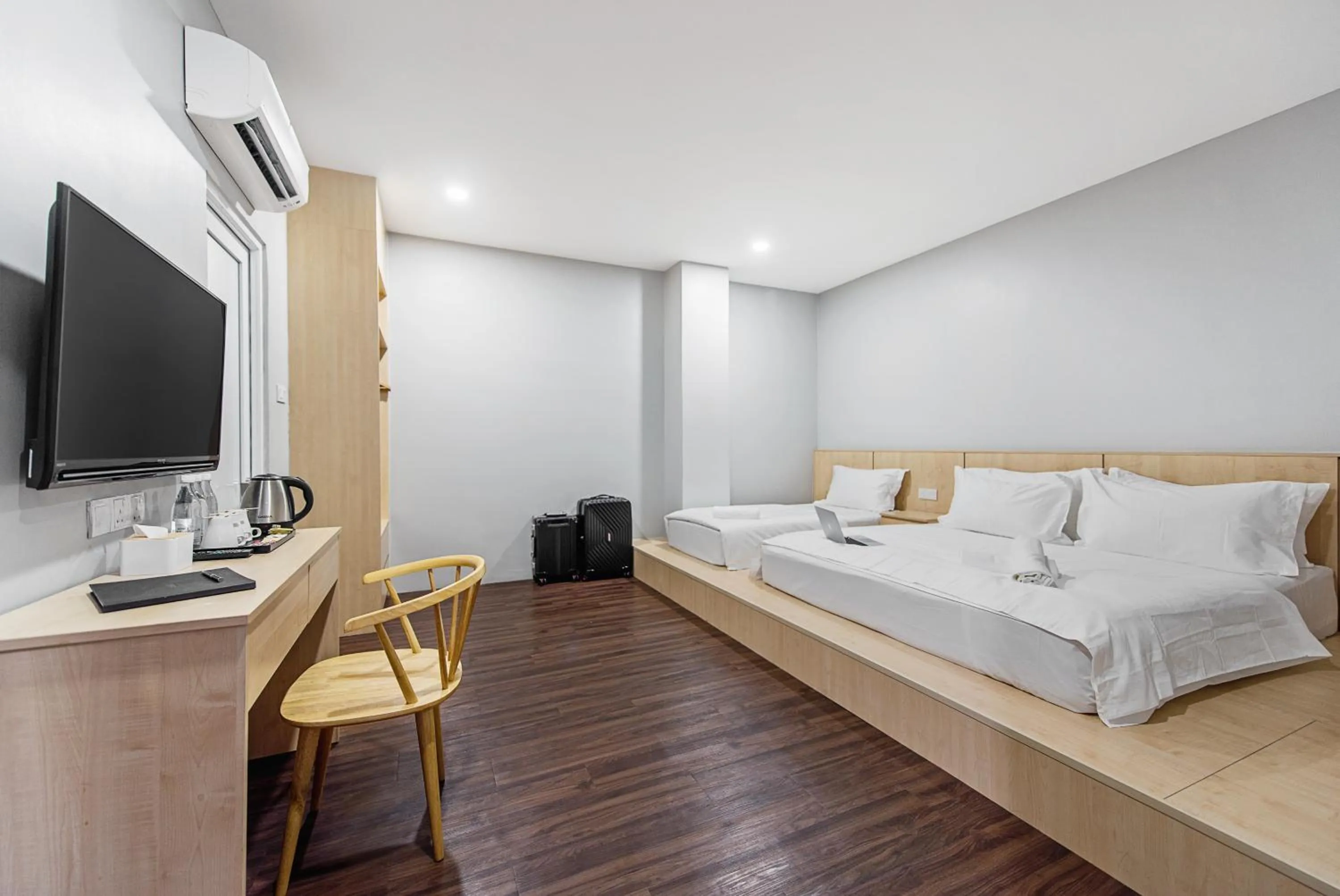 Bed in Hako Hotel Taman U