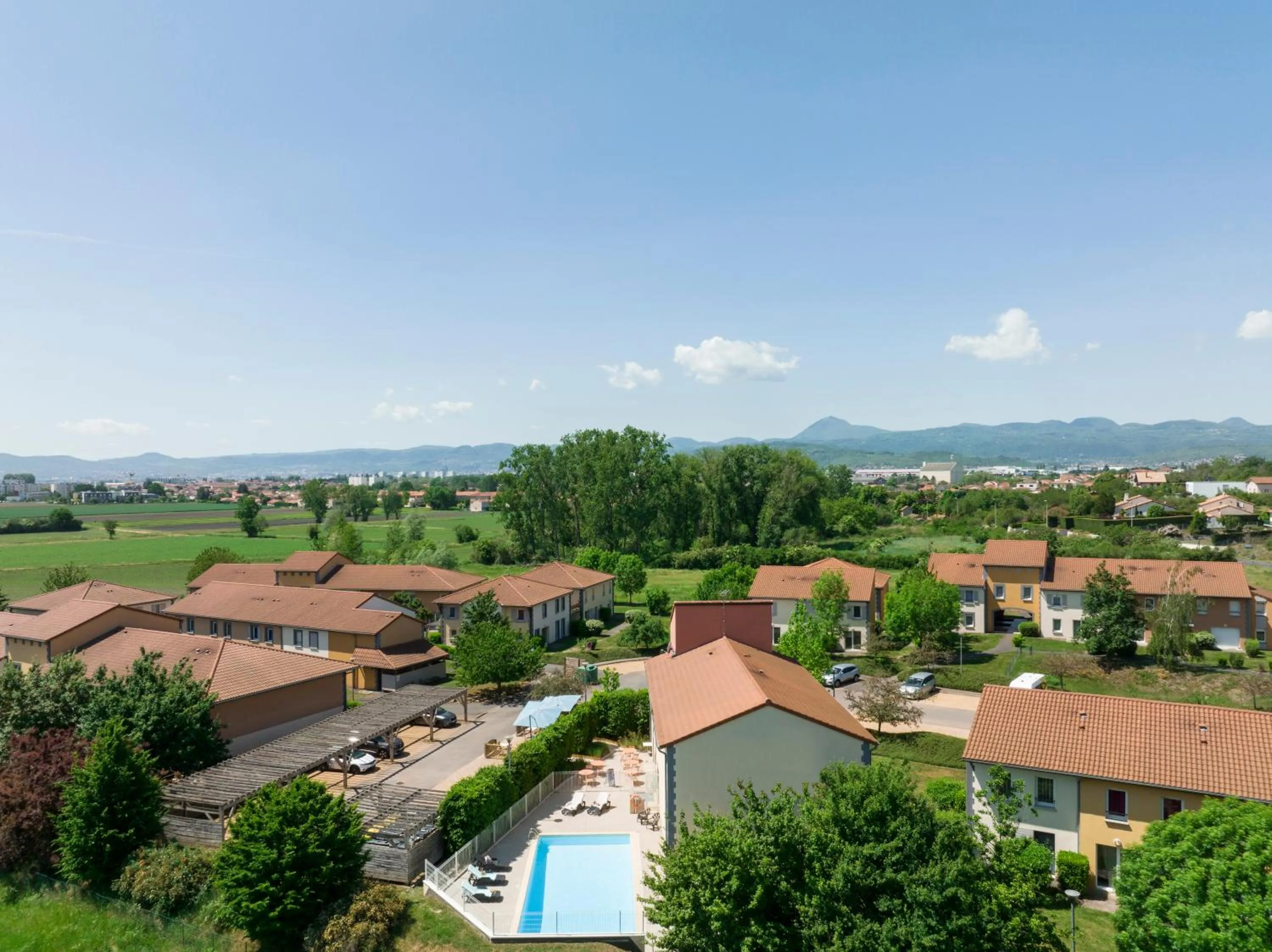 Bird's eye view in Garden & City Clermont-Ferrand - Gerzat
