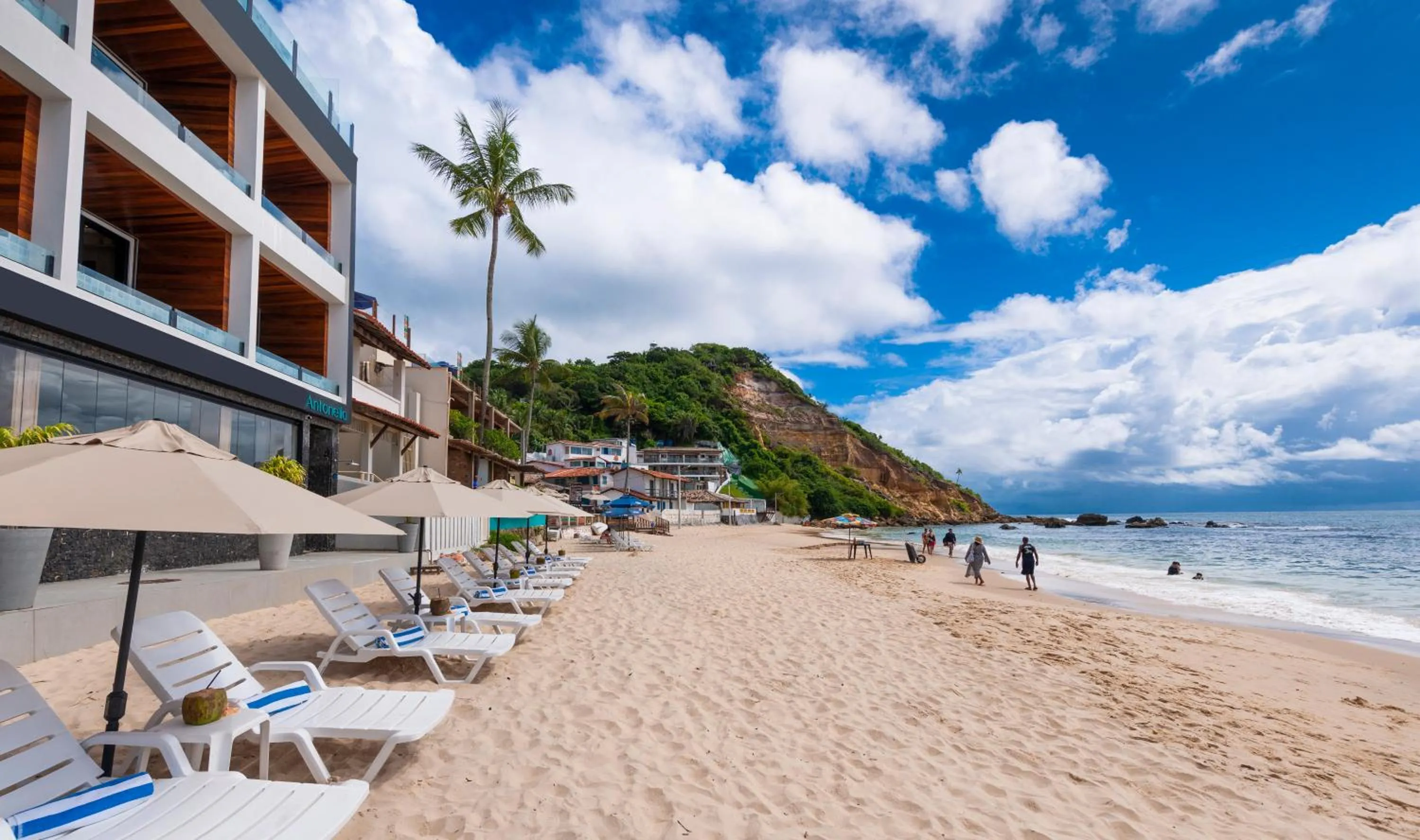 Beach in Pousada Antonella