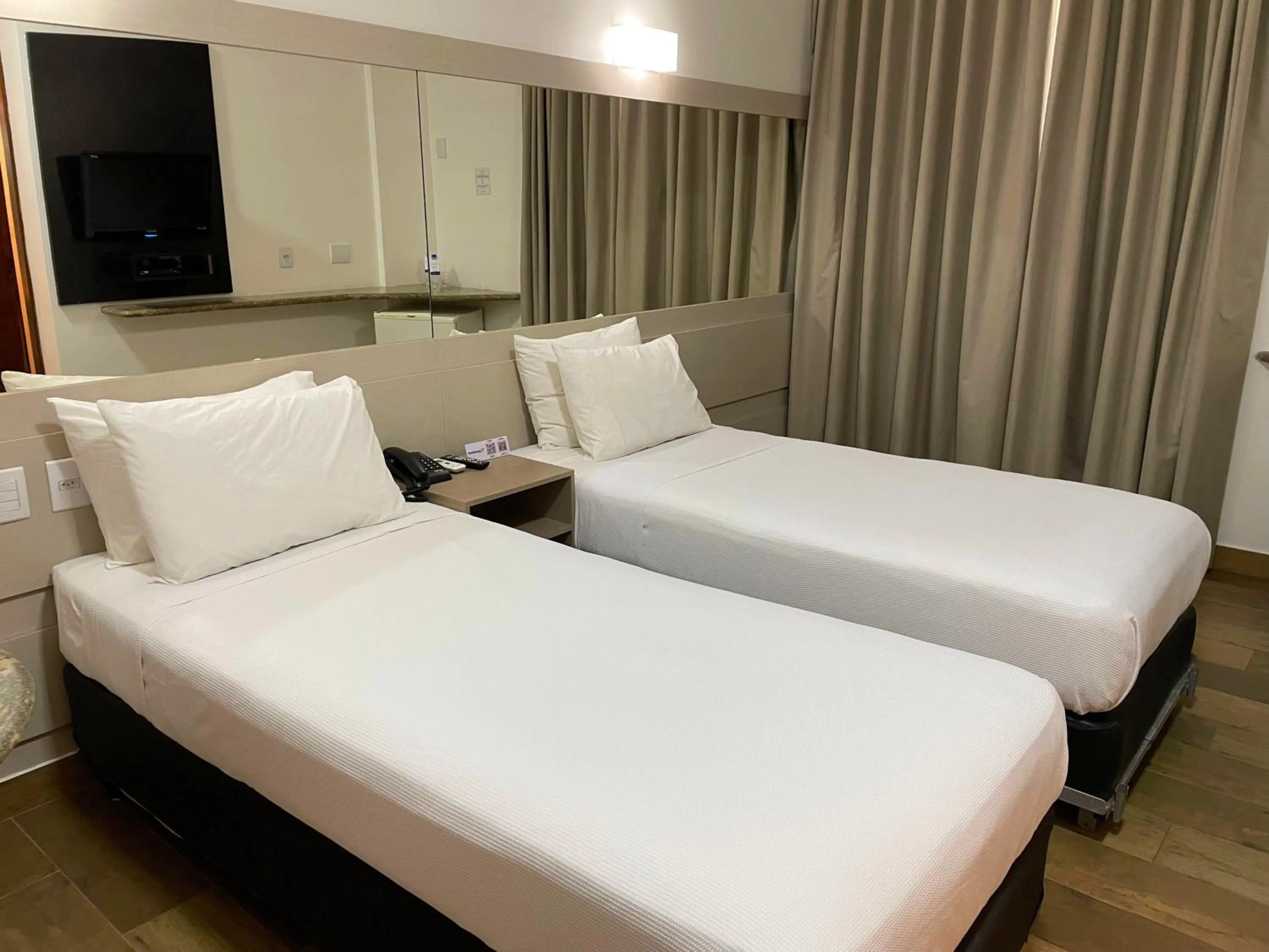 Bed in Panorama Tower Hotel