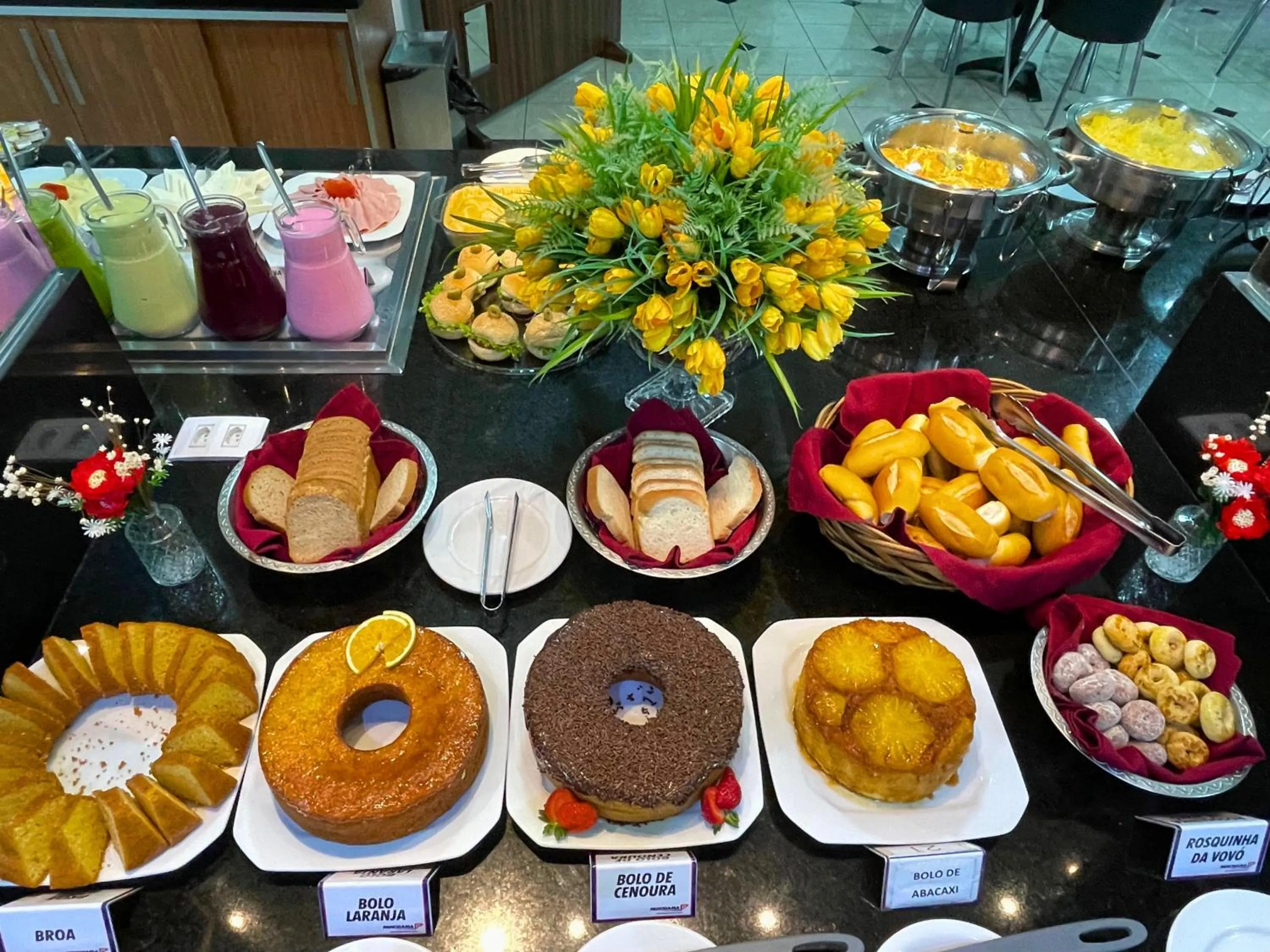 Buffet breakfast in Panorama Tower Hotel