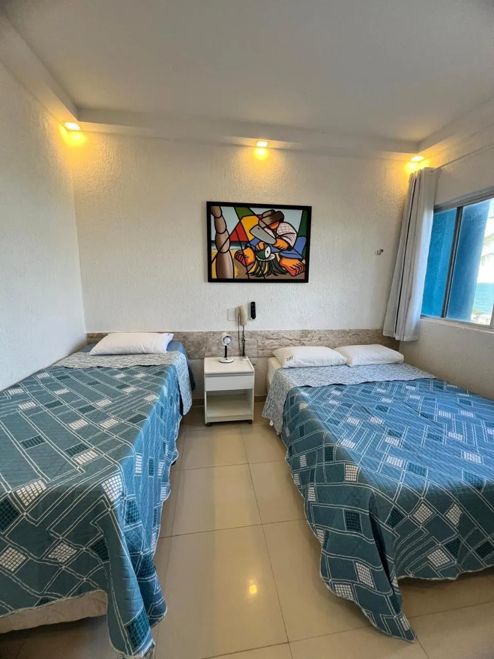 Bed in Apartamentos Hotel Marinas