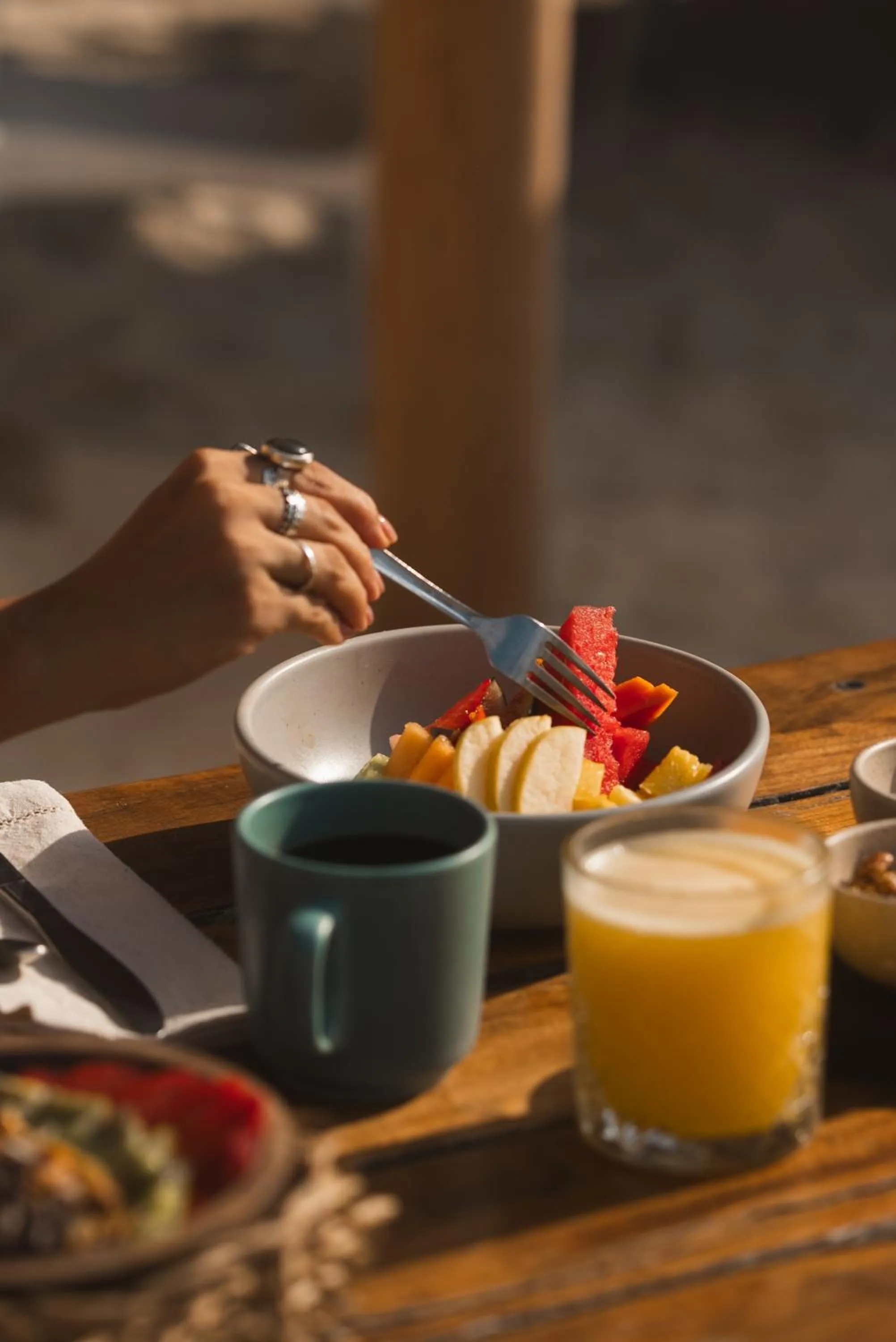 Breakfast in Hotel Casa Colibri