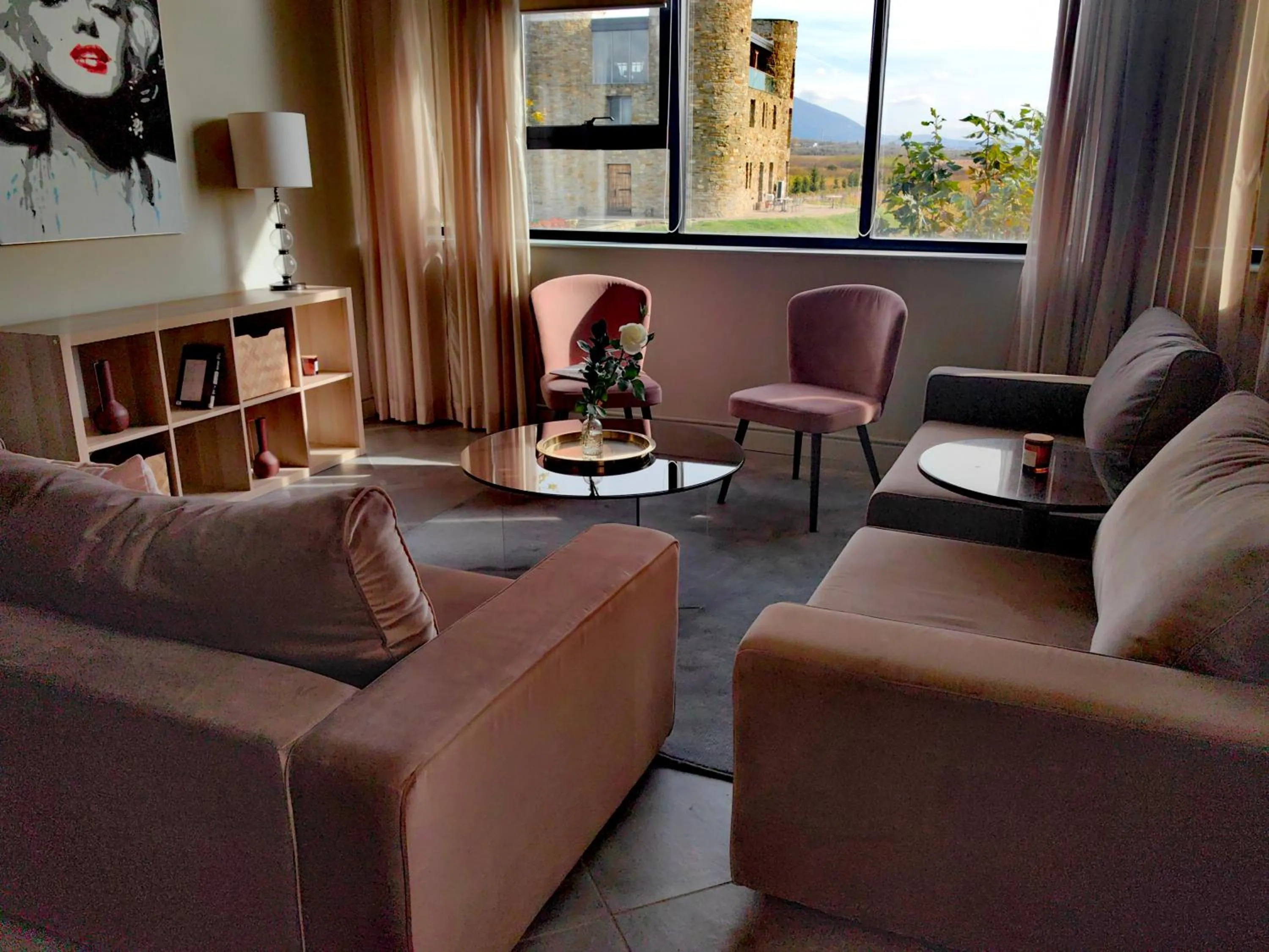 Living room in Chateau Copsa Complex