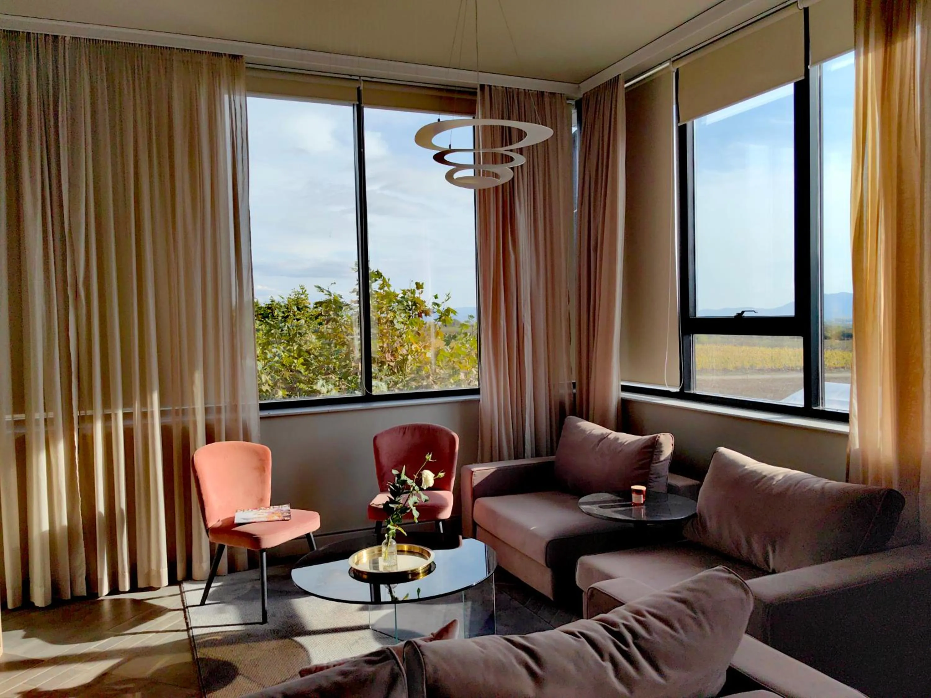 Living room in Chateau Copsa Complex