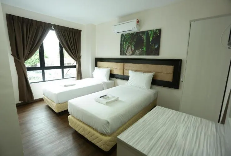 Bed in Yeob Bay hotel Ampang