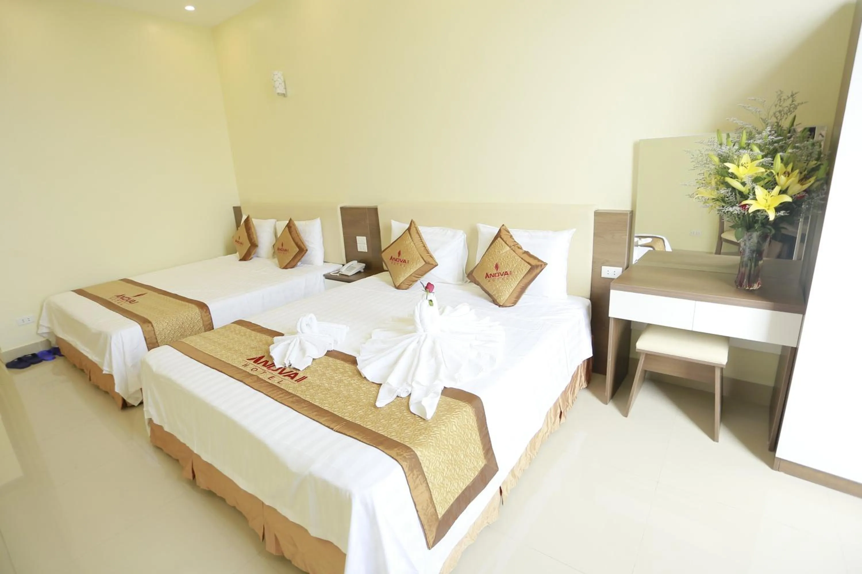 Bed in Anova 2 Hotel