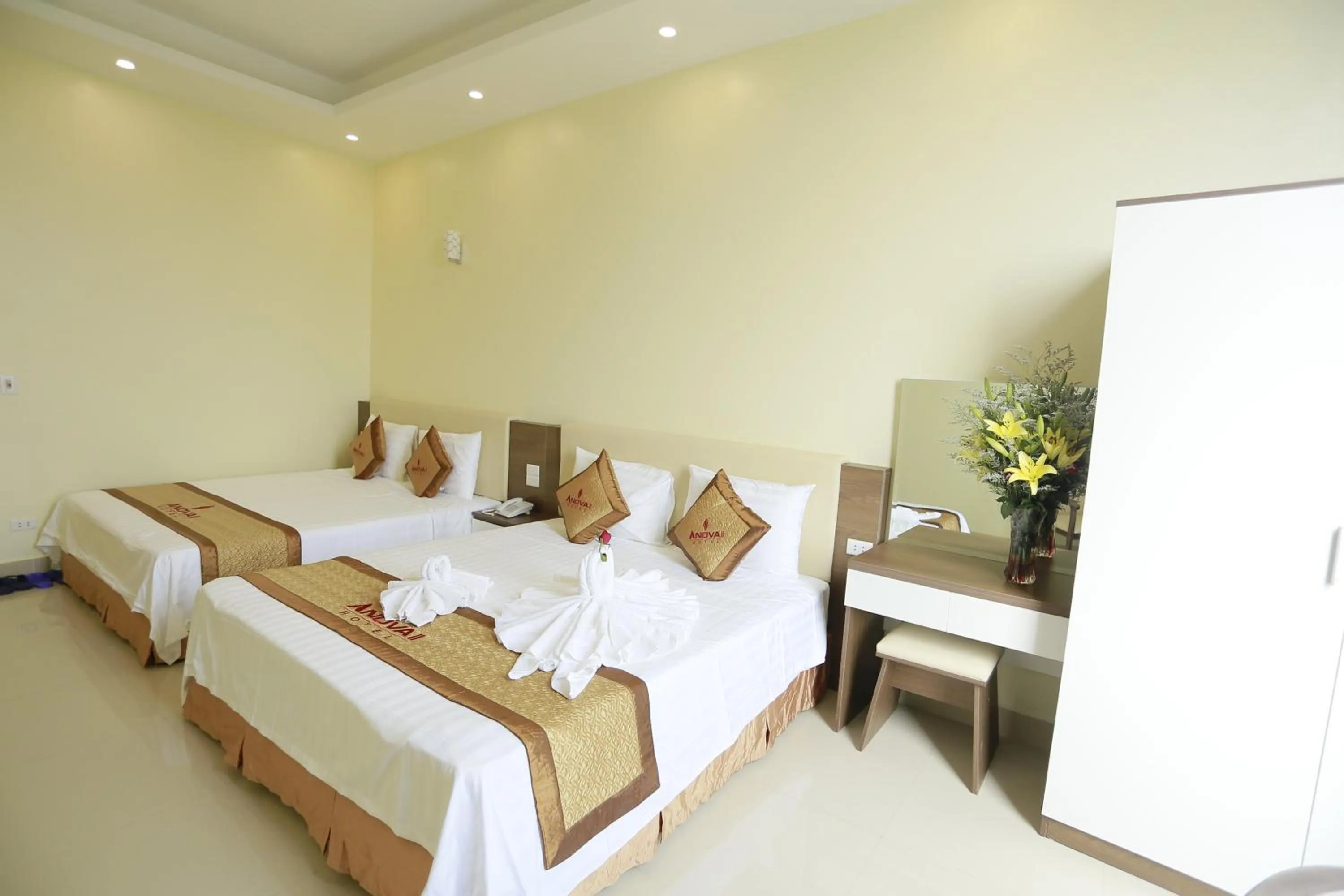 Bed in Anova 2 Hotel