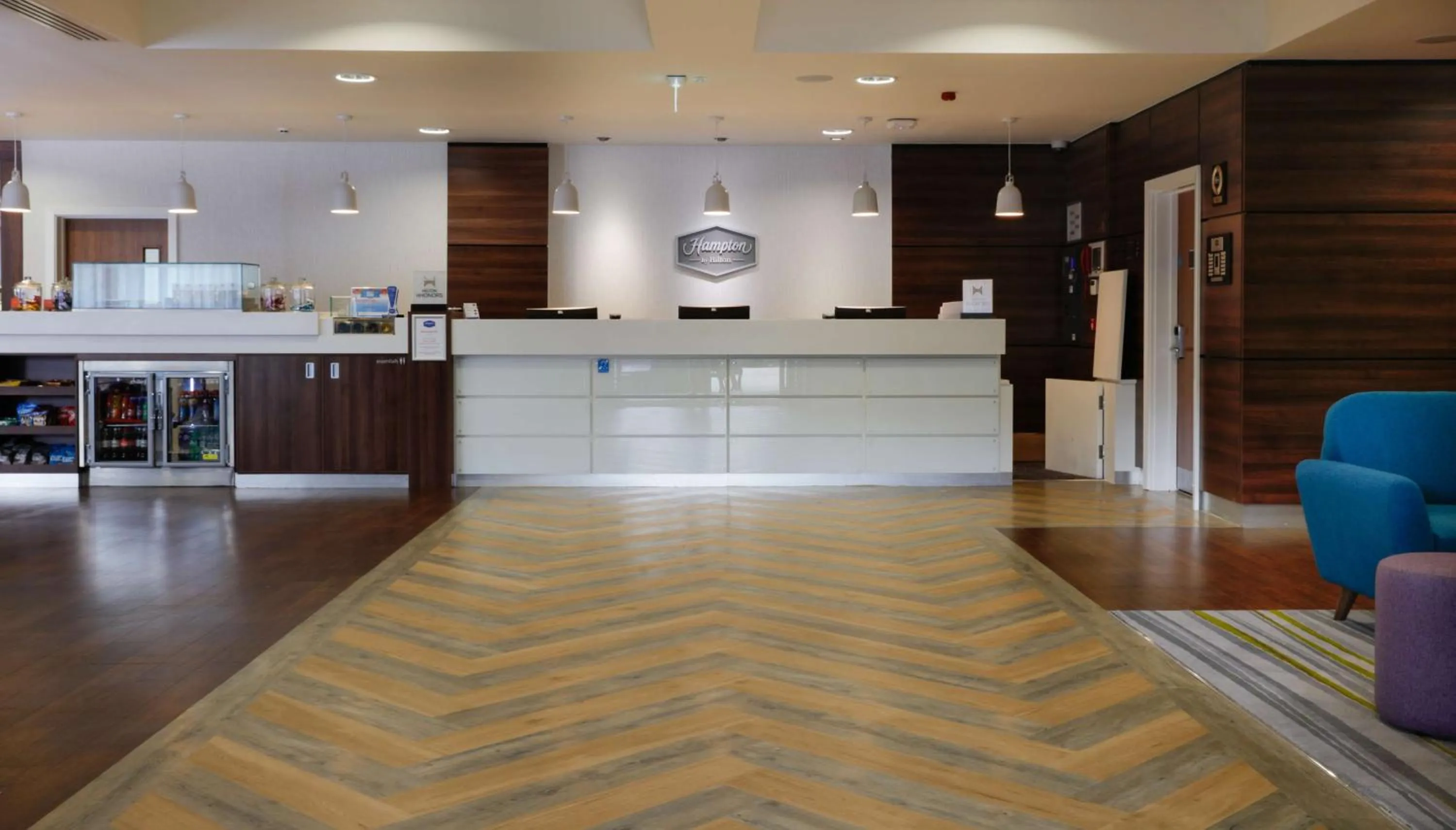 Lobby or reception in Hampton By Hilton Exeter Airport