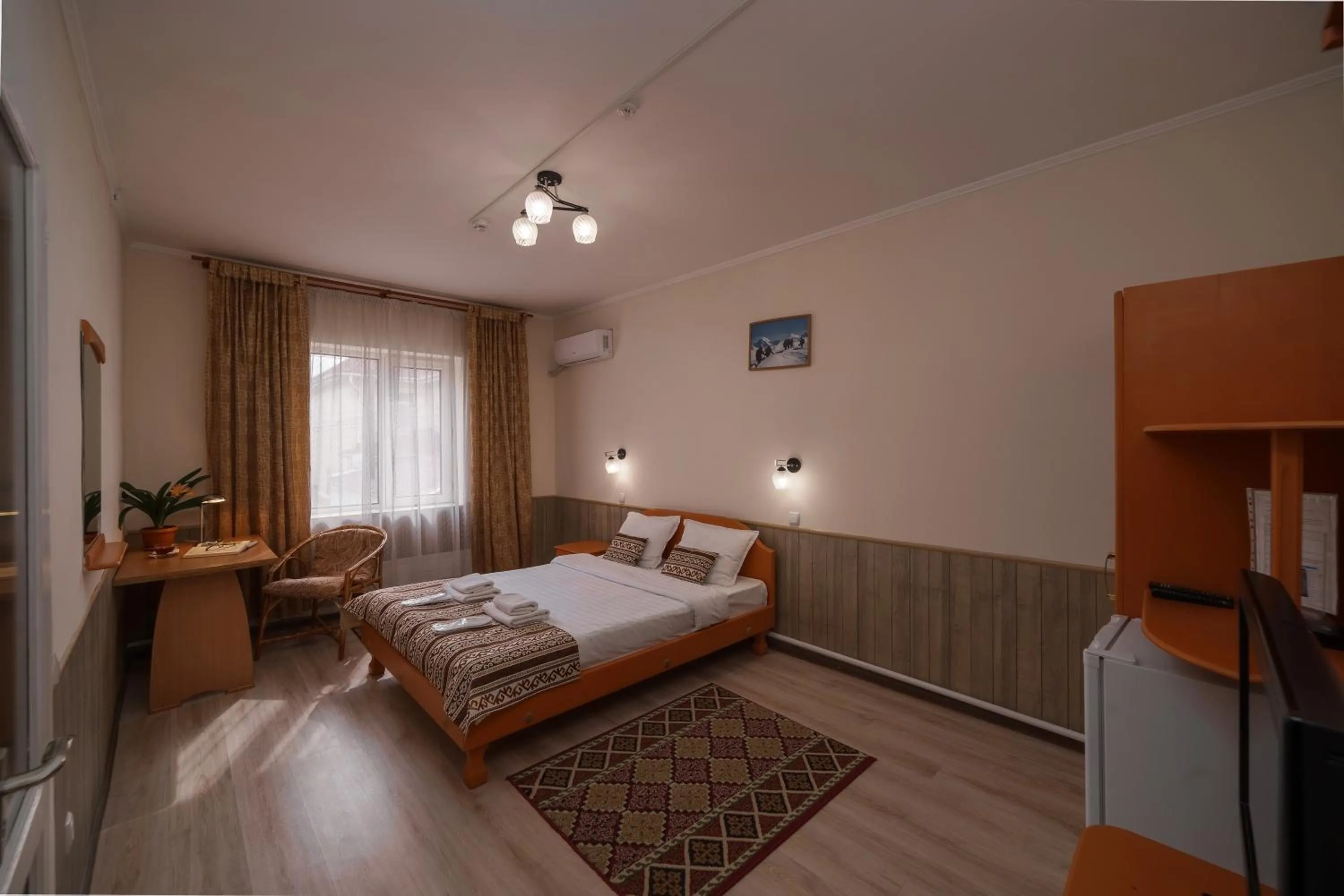 Bed in Alpinist Hotel