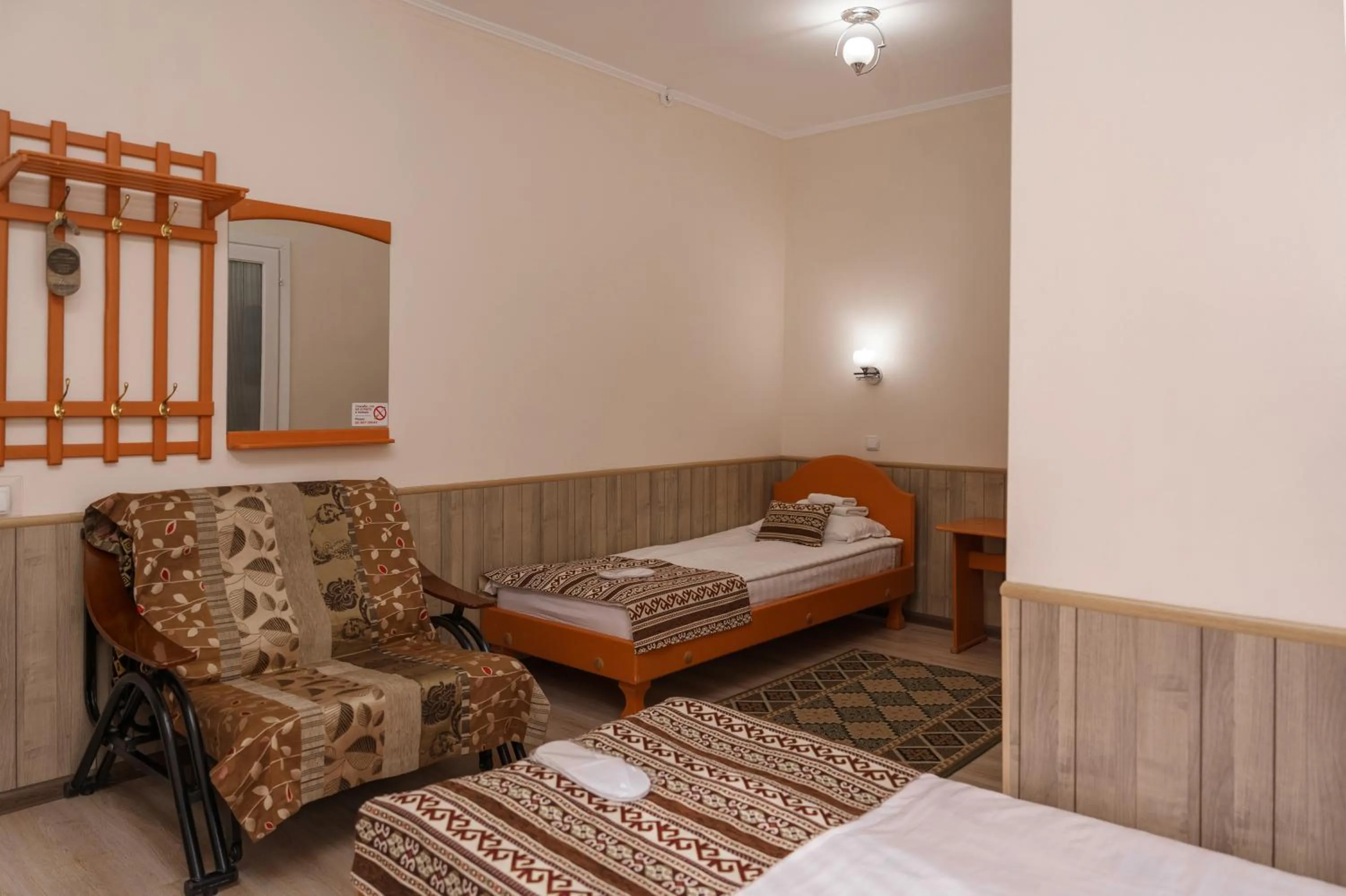 Bed in Alpinist Hotel