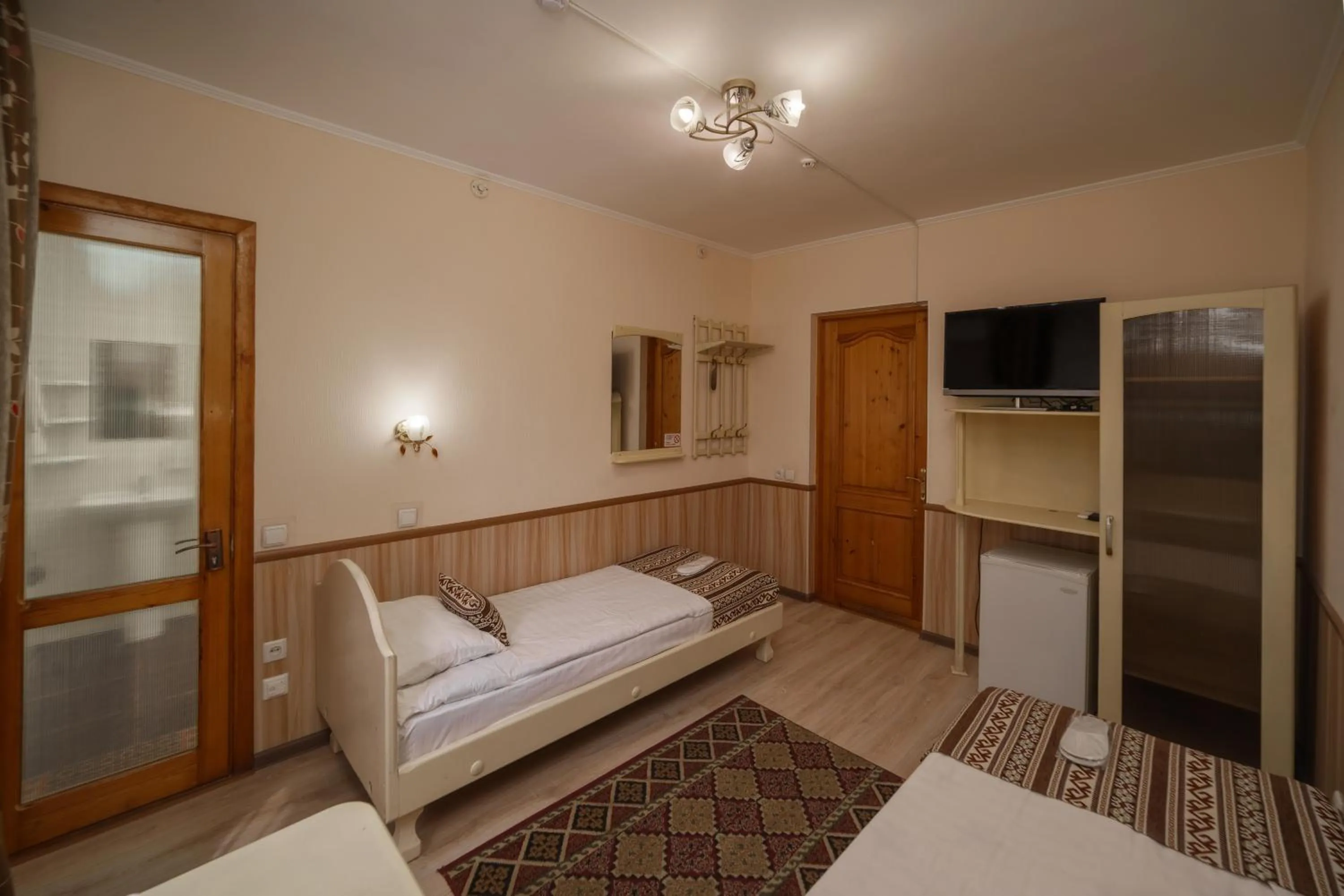 Bed in Alpinist Hotel