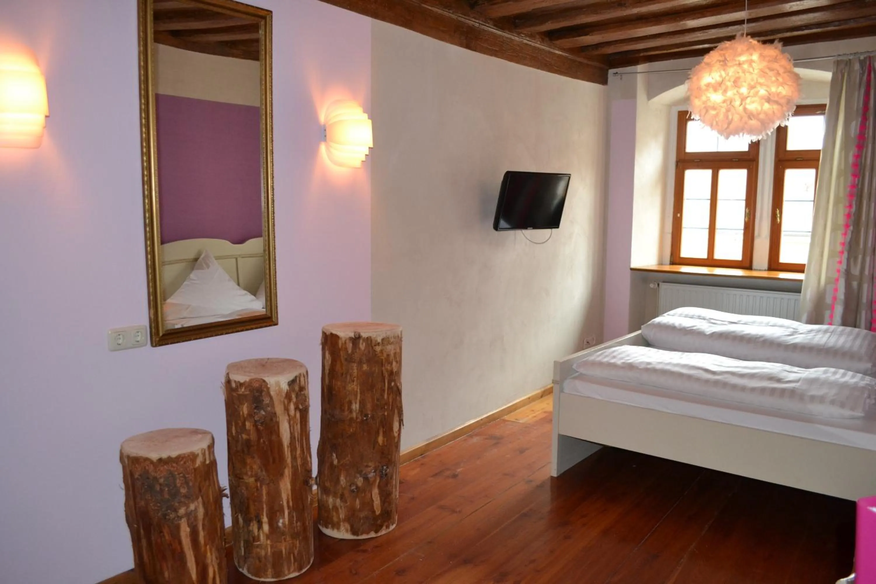 Day, Bed in Hotel Turmdieb