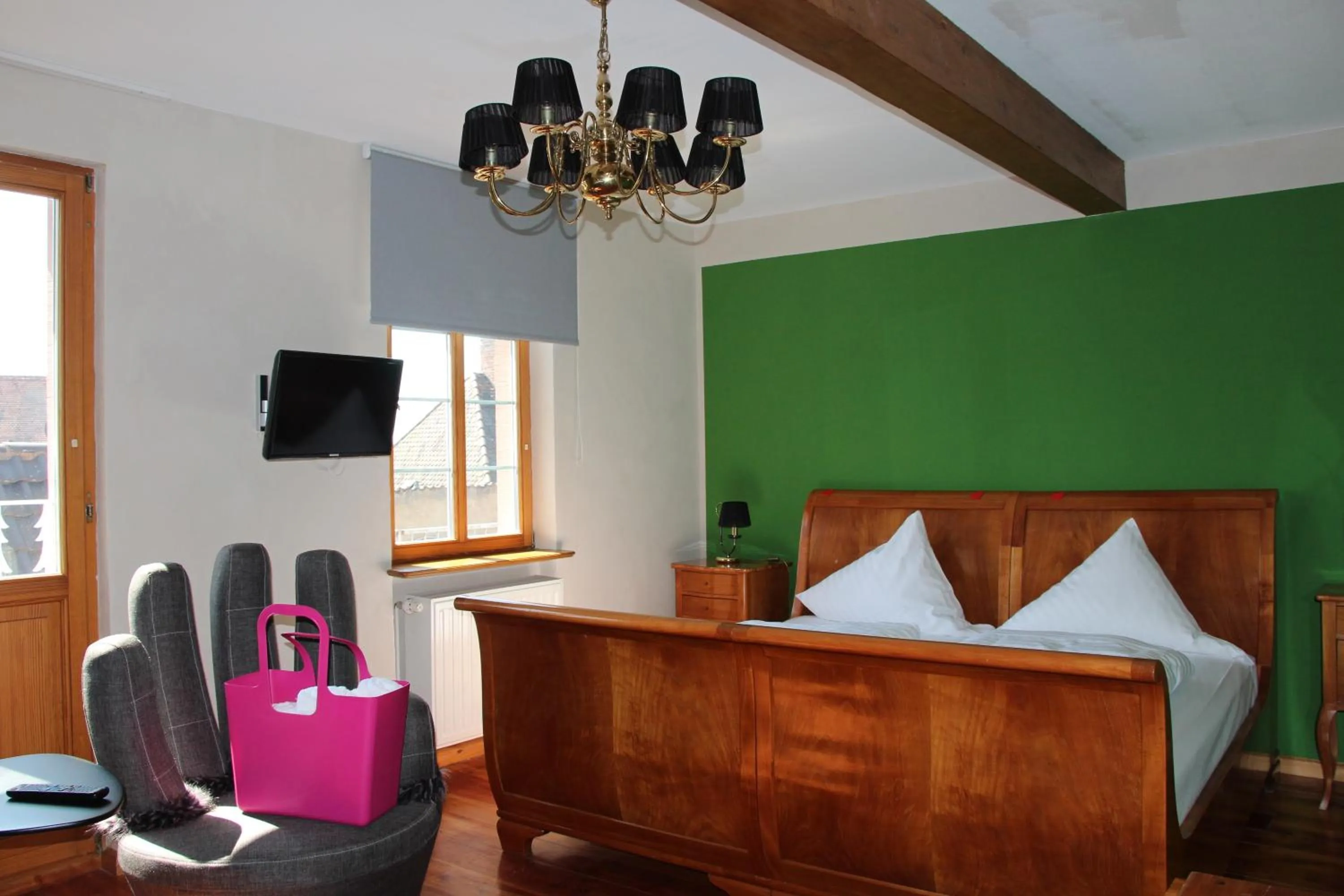 Day, Bed in Hotel Turmdieb