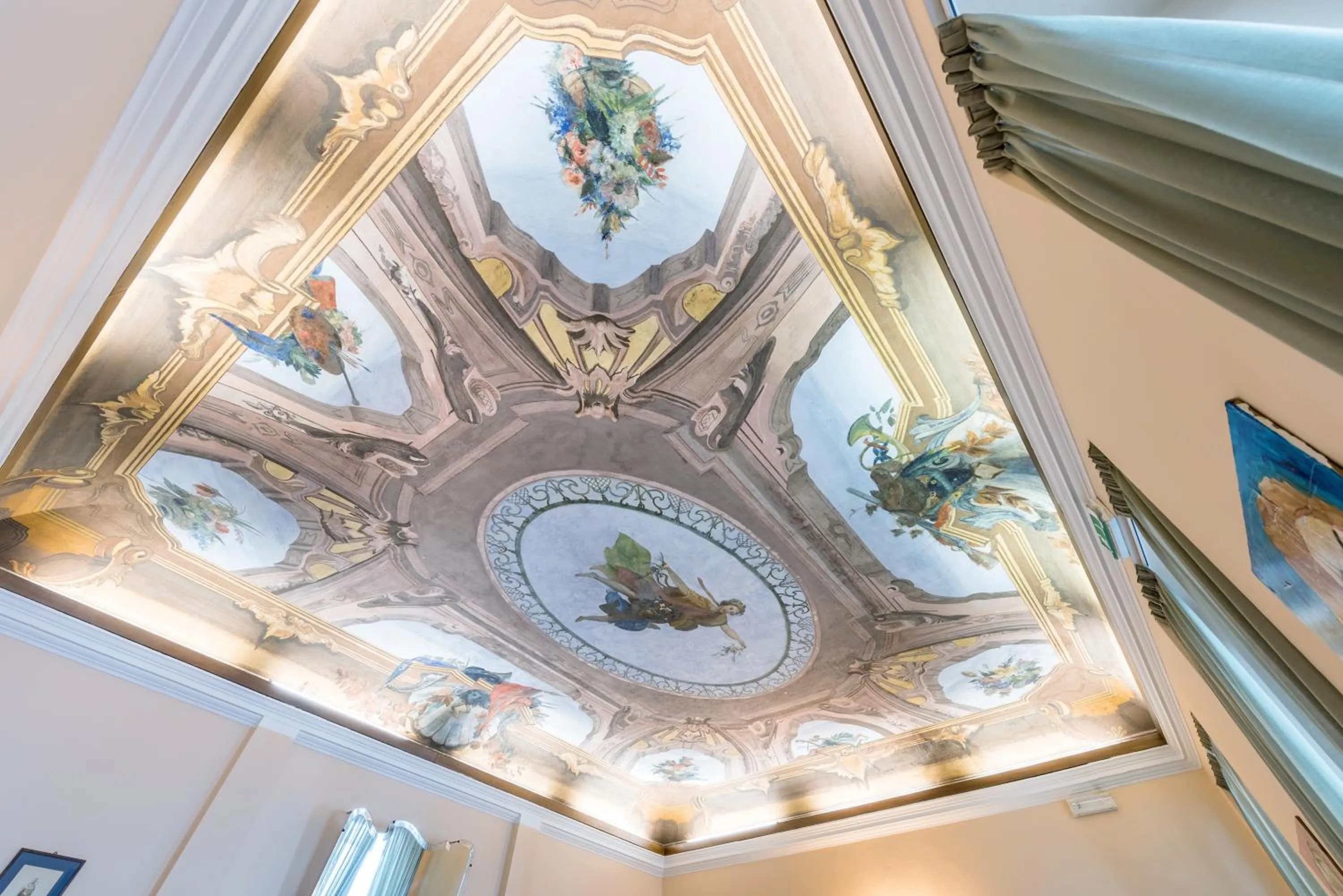 Decorative detail in Villa Belvedere Como Lake Relais