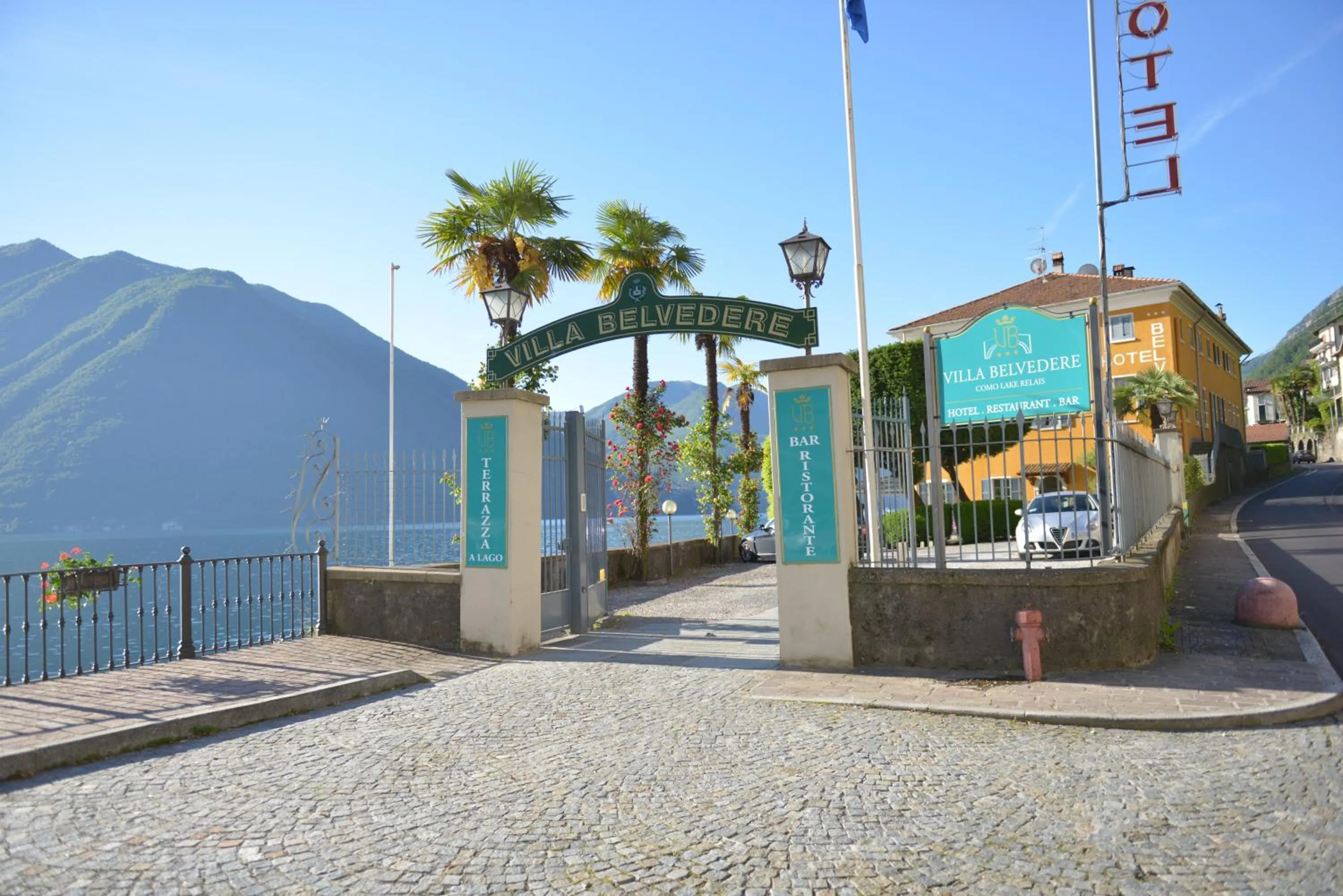 Facade/entrance in Villa Belvedere Como Lake Relais