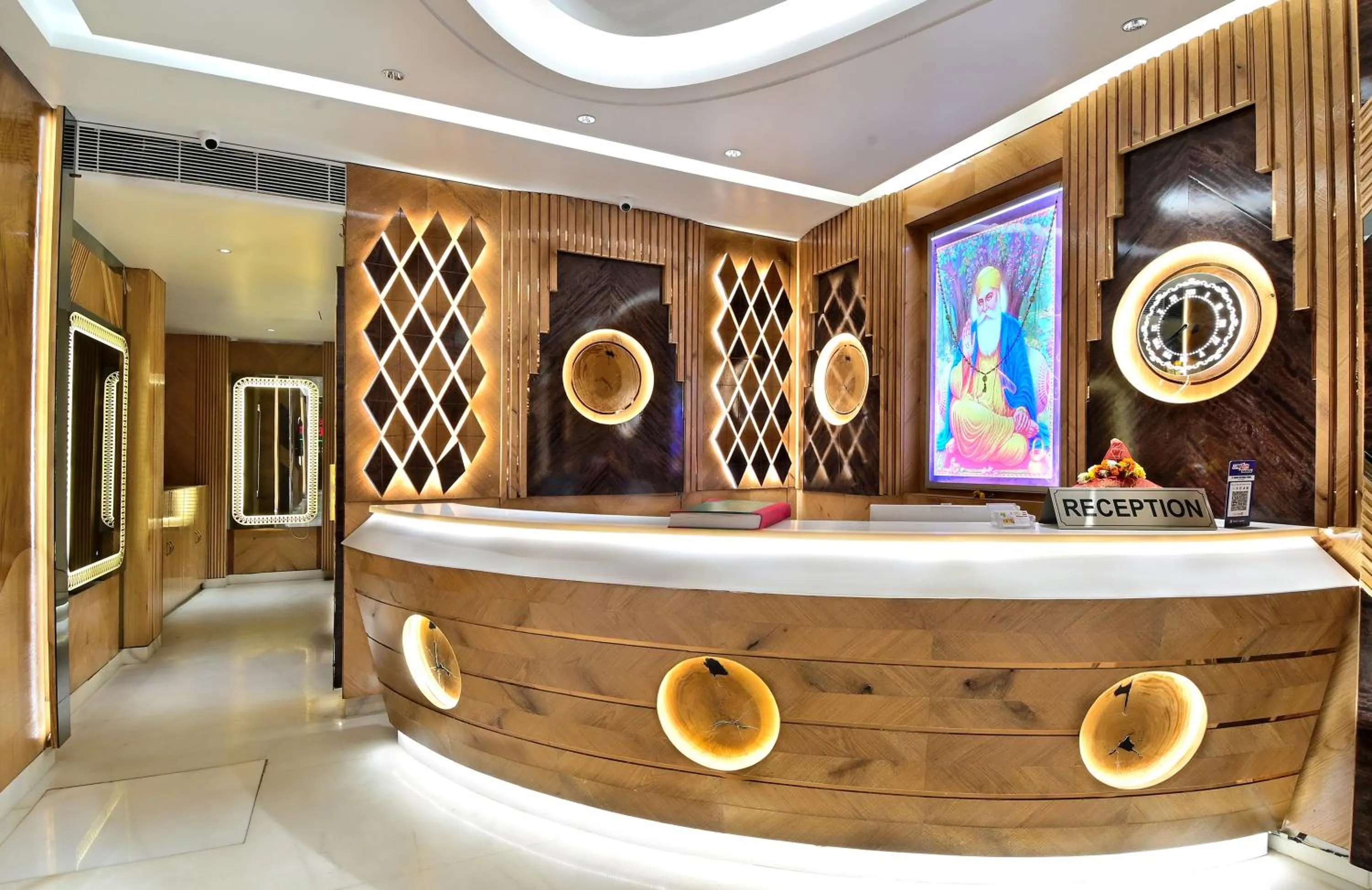 Property building, Lobby/Reception in Hotel Aman International -All Staff Vaccinated