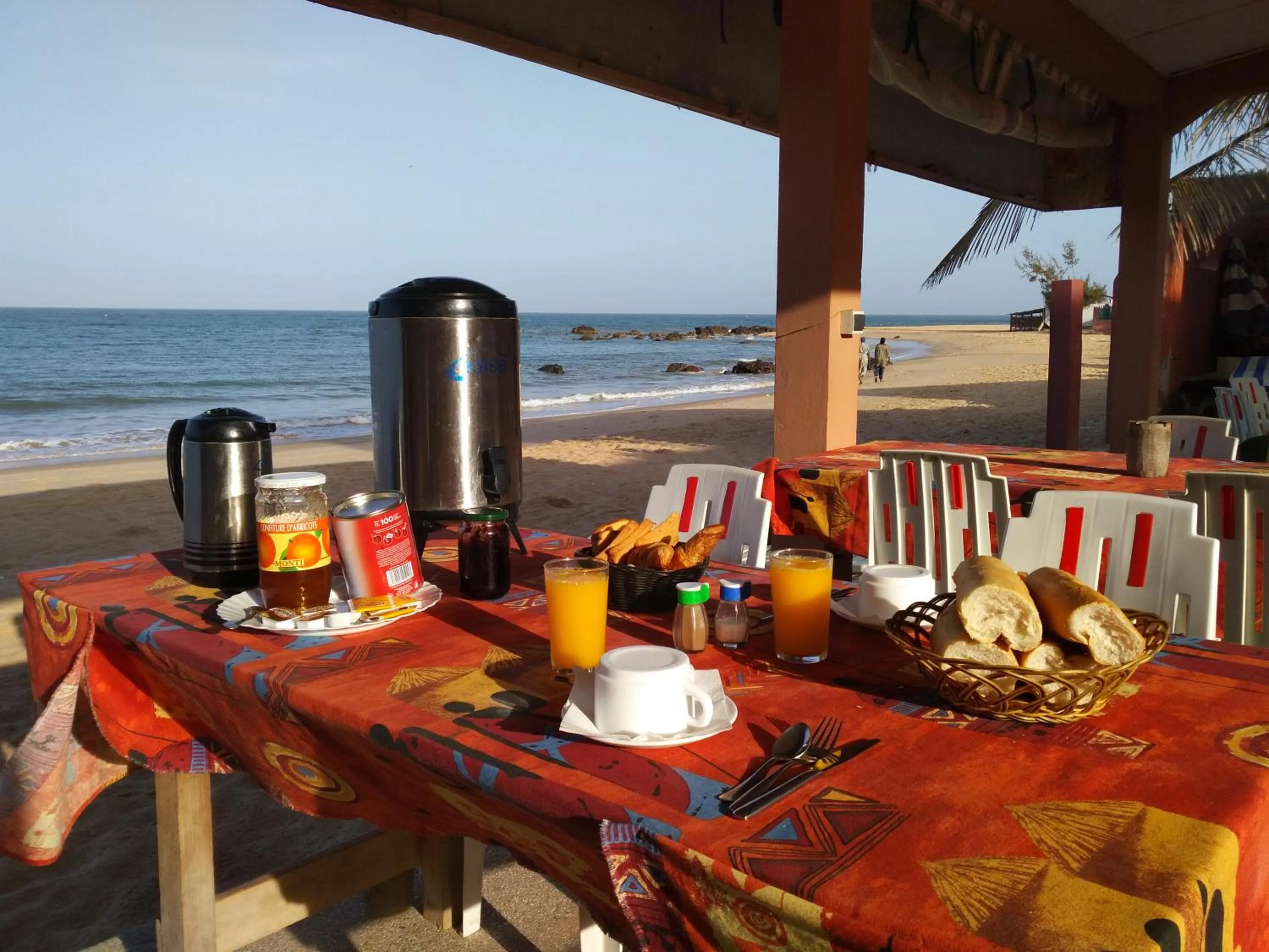 Buffet breakfast in Africa 6 Plage