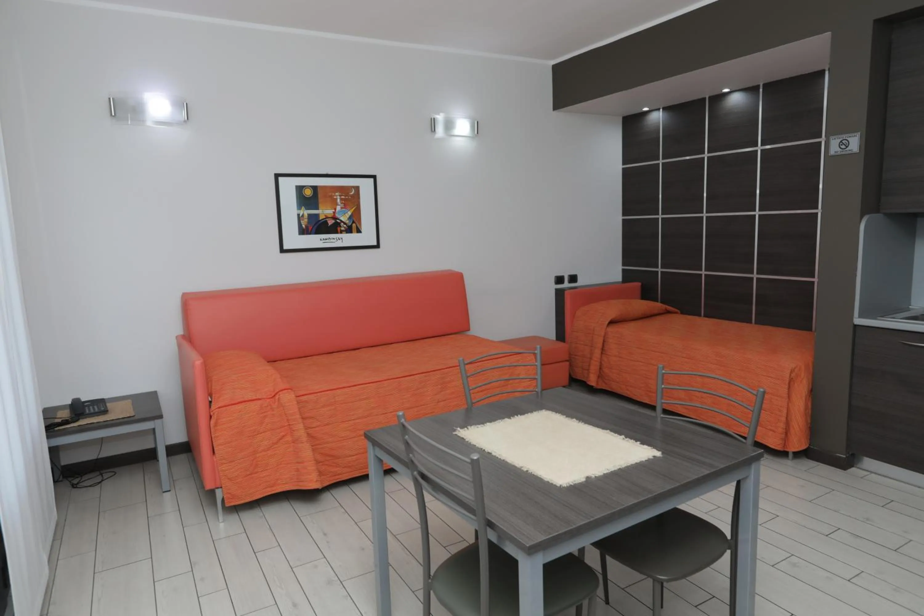 Bed in Hotel Residence Aurora