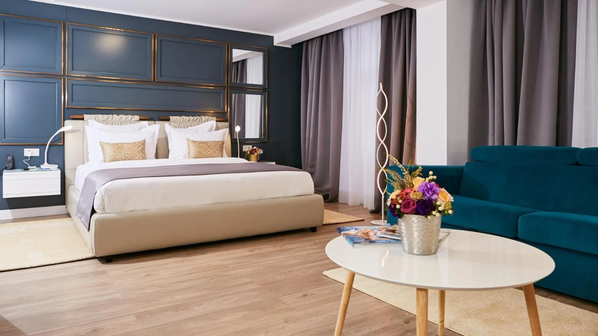 Bed in Lebada Luxury Resort & Spa