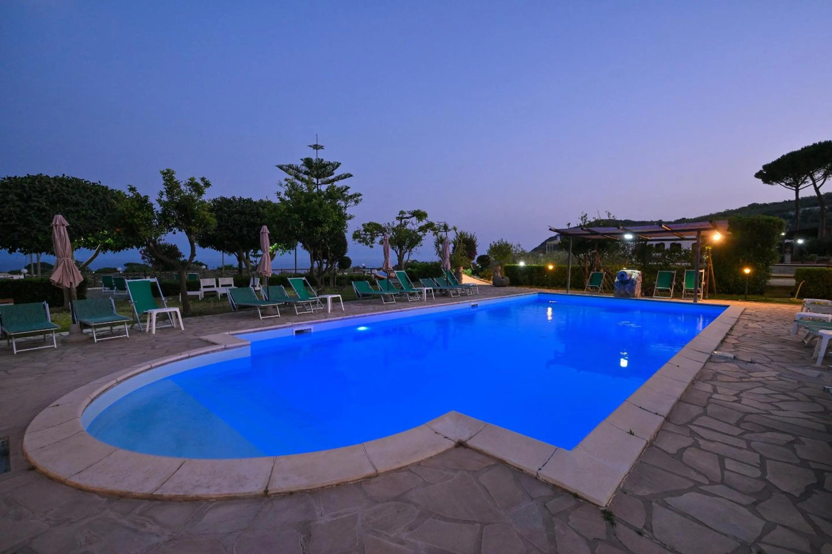 Pool view in Tenuta Villa Tara