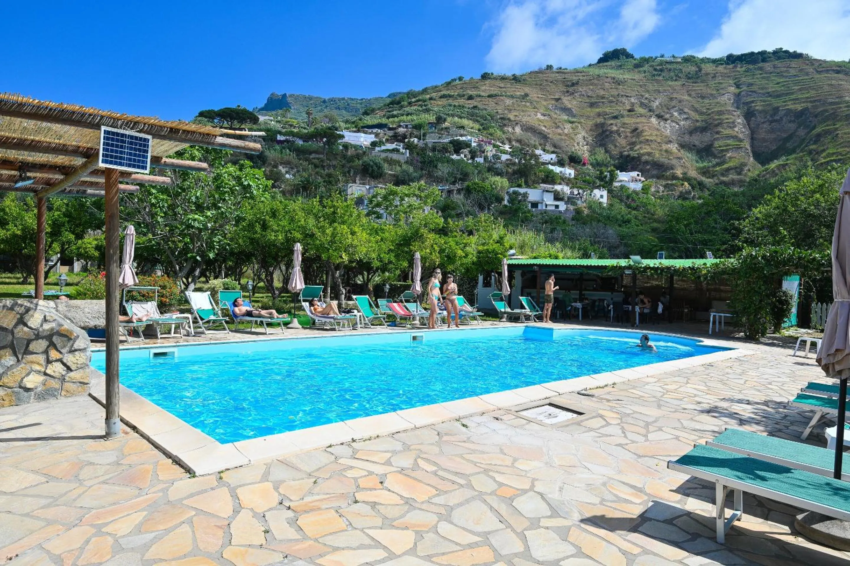 Pool view in Tenuta Villa Tara
