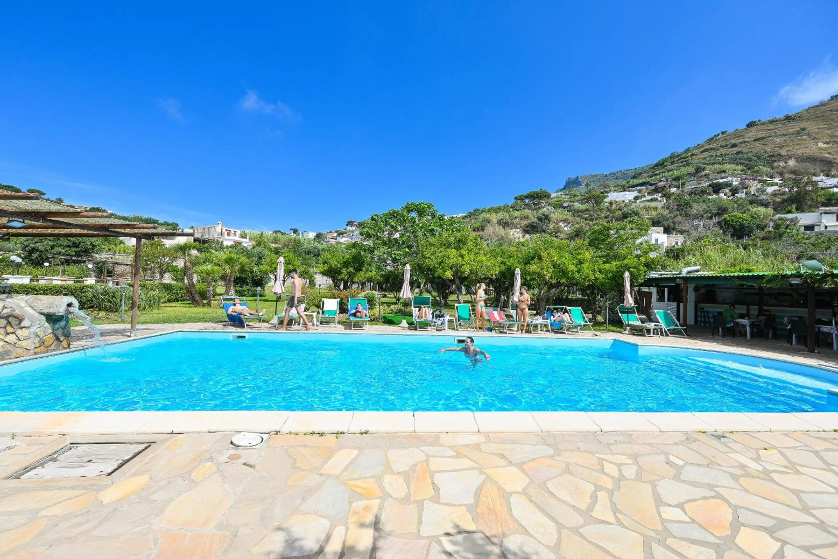 Pool view in Tenuta Villa Tara