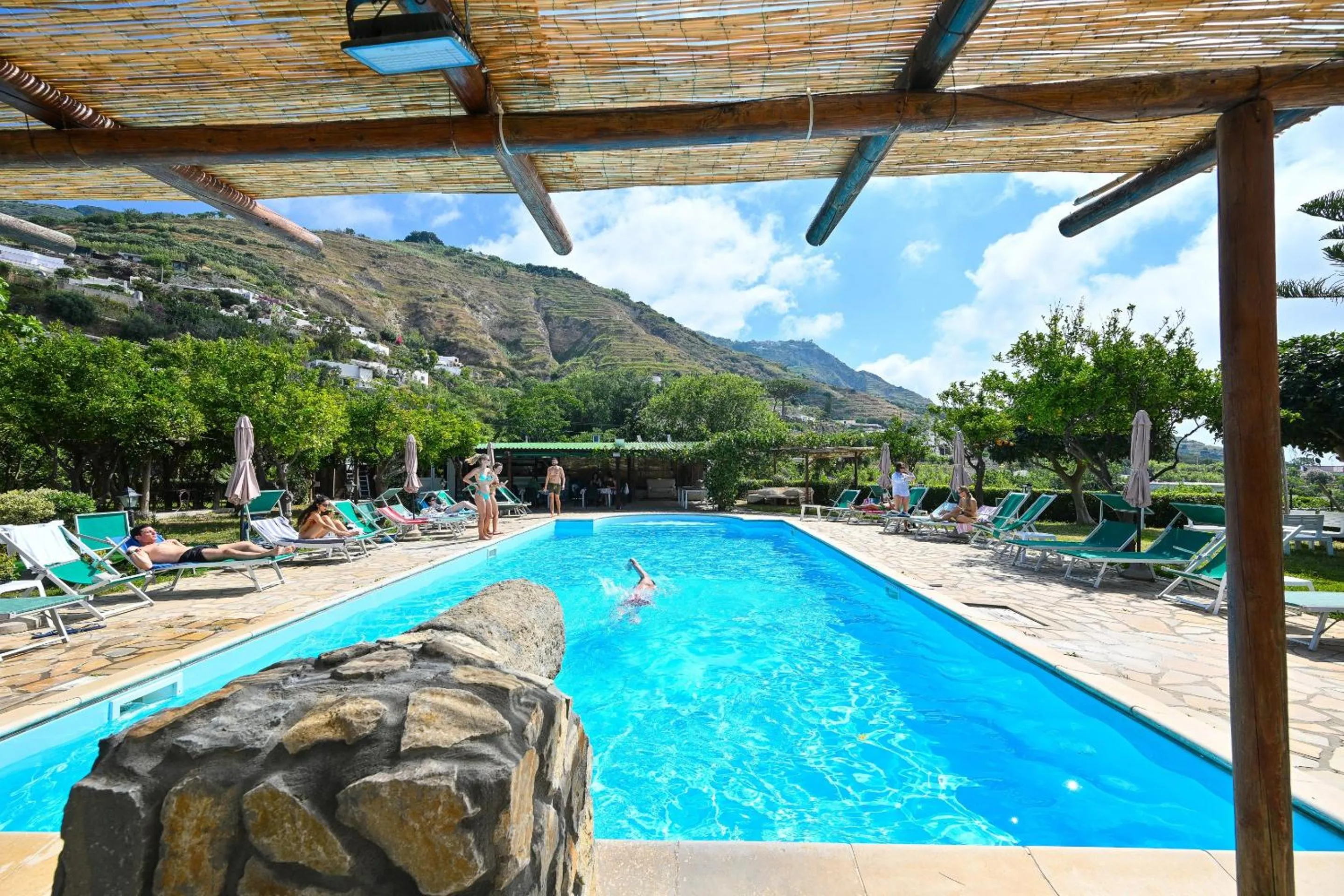 Pool view in Tenuta Villa Tara