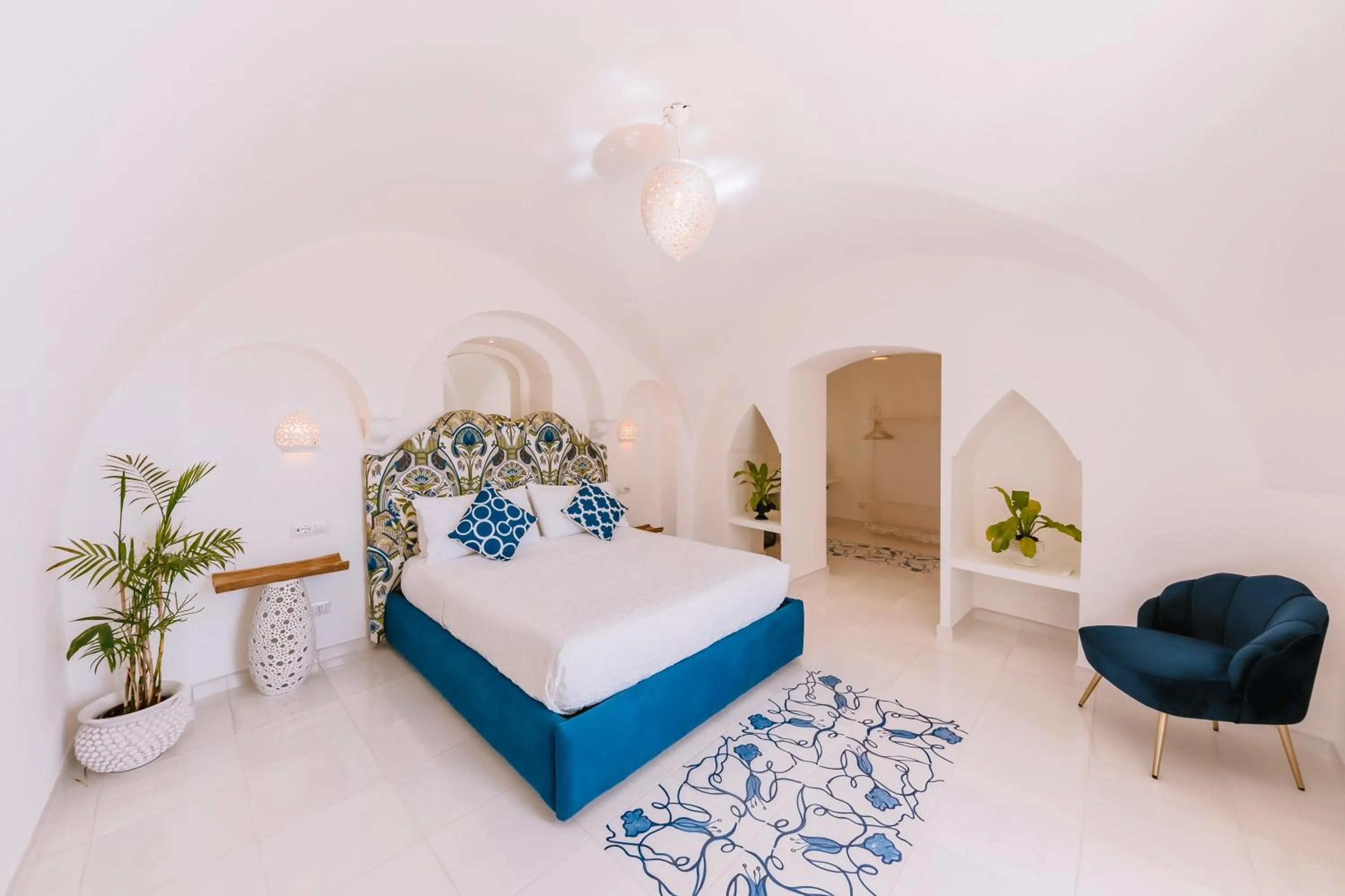 Bed in Villa Mary Suites