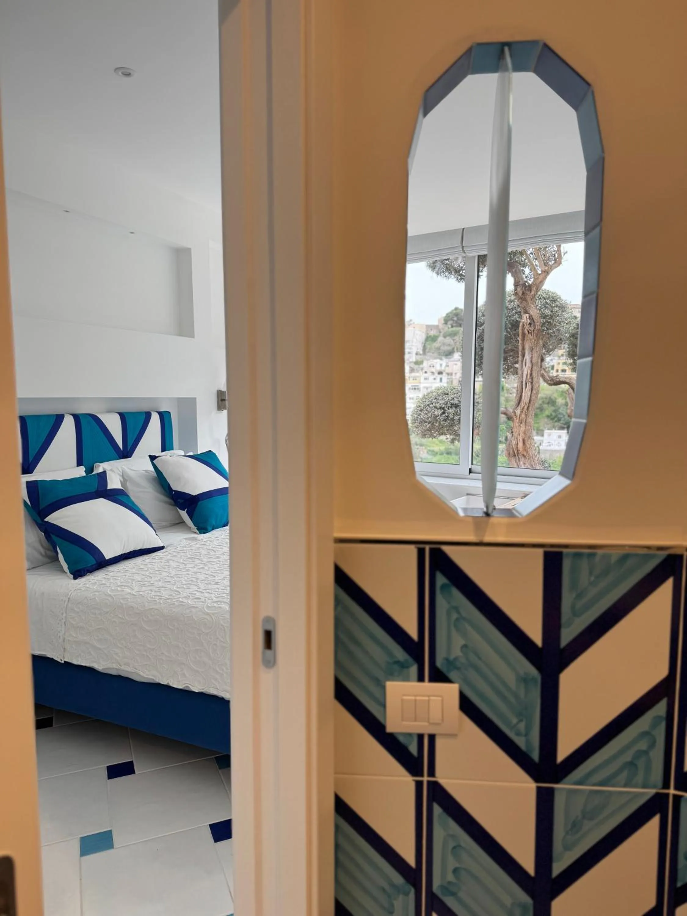 Bed in Villa Mary Suites