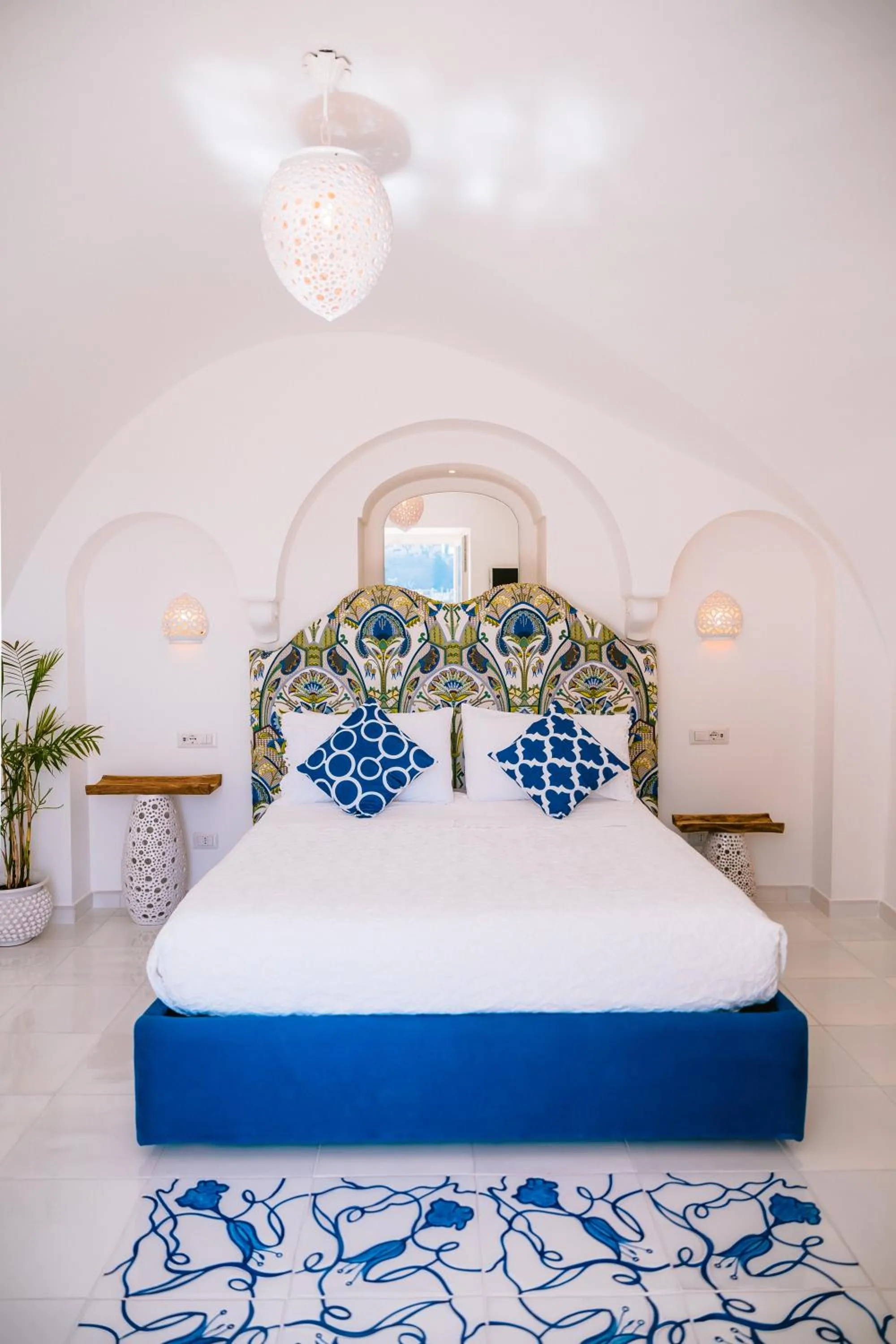 Bed in Villa Mary Suites