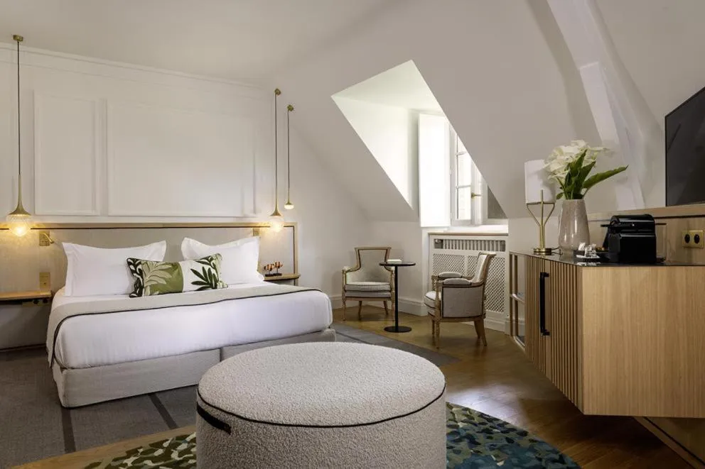 Bedroom, Bed in Hôtel & Spa de La Bretesche