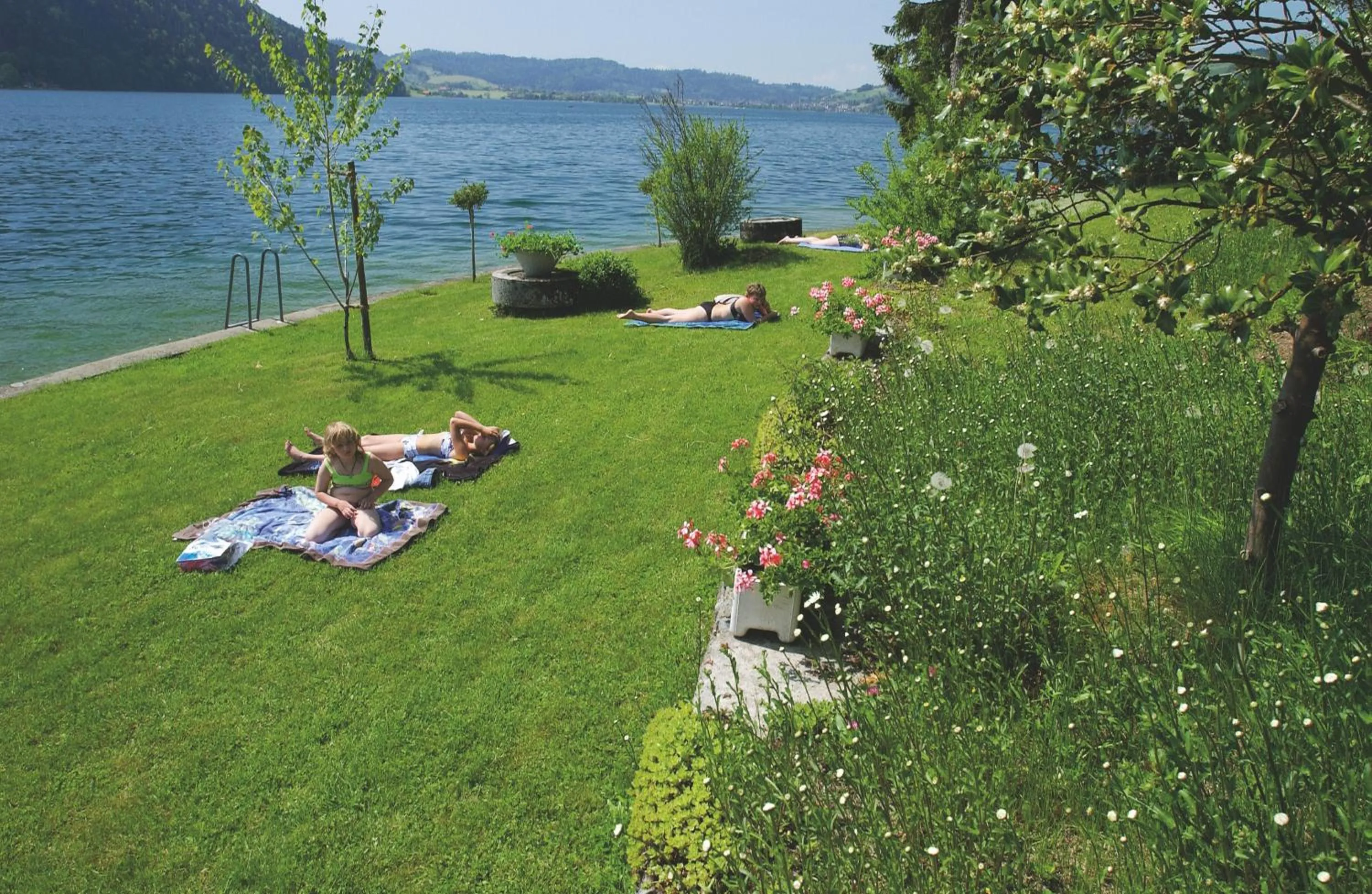 Garden in Hotel - Restaurant Eierhals am Ägerisee