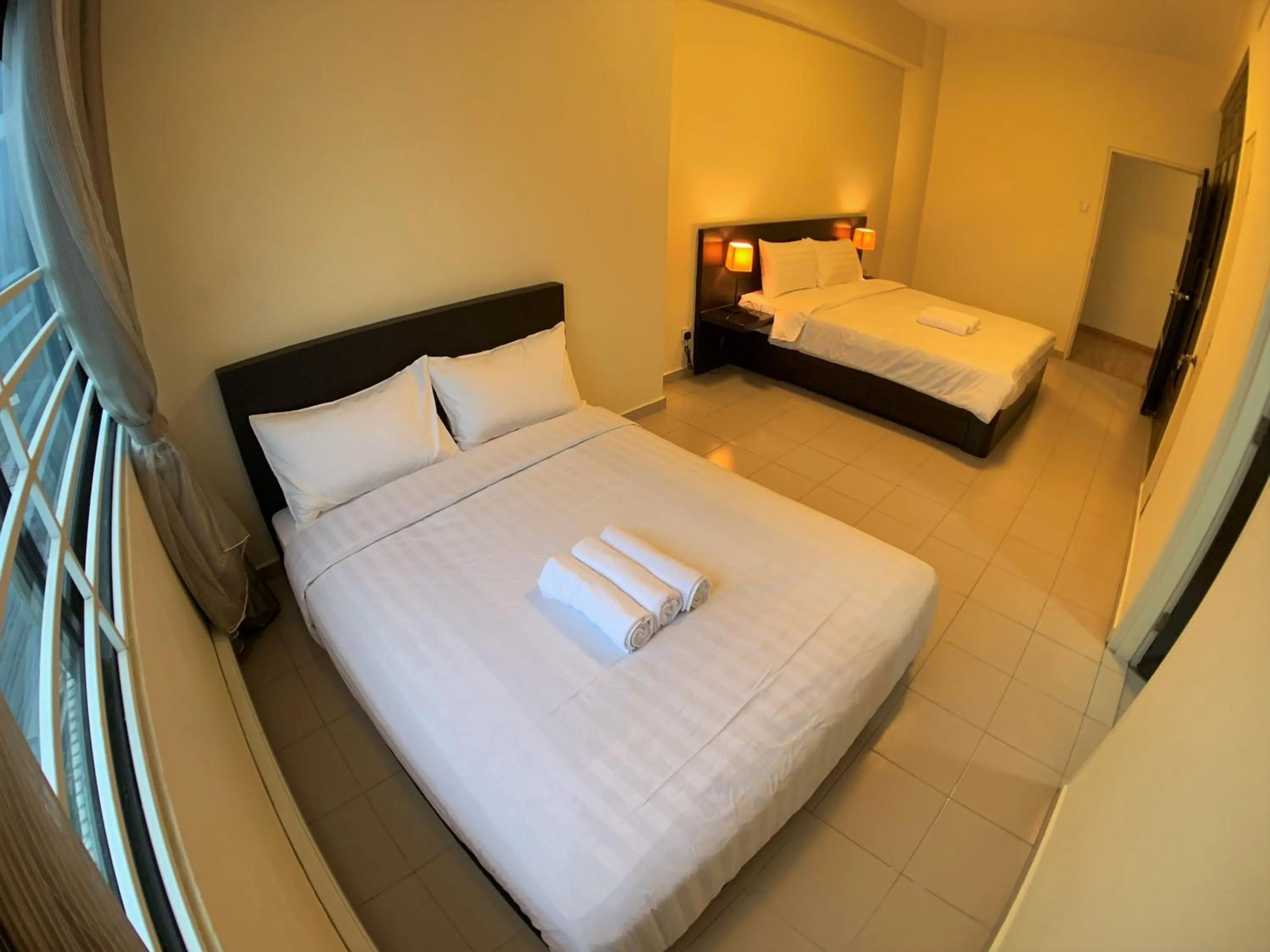 Bed in Bukit Bintang Apartment by Sarah's Lodge @ Fahrenheit88