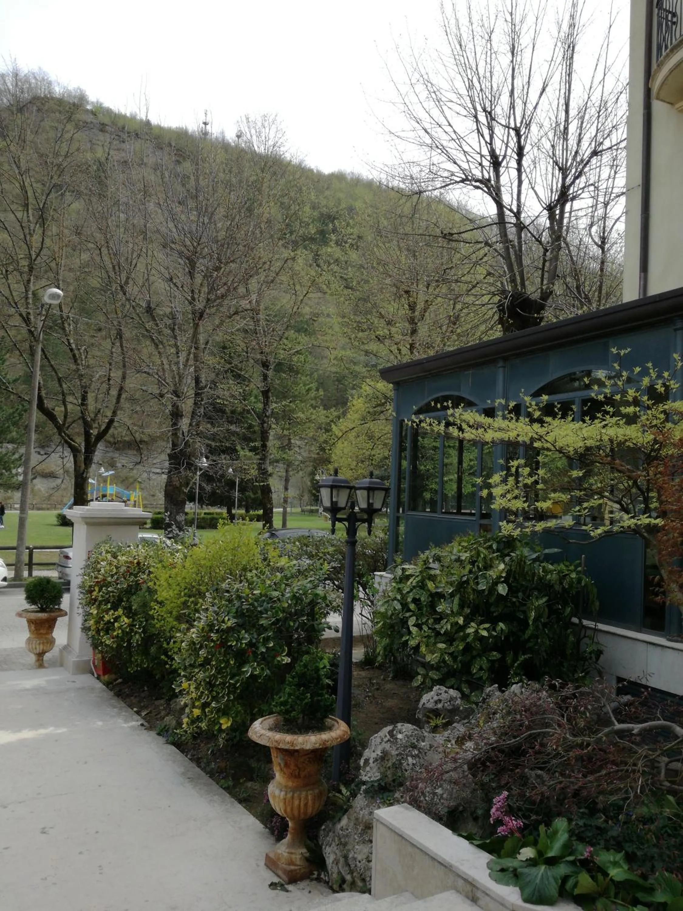 Garden view in Balneum Boutique Hotel & B&B
