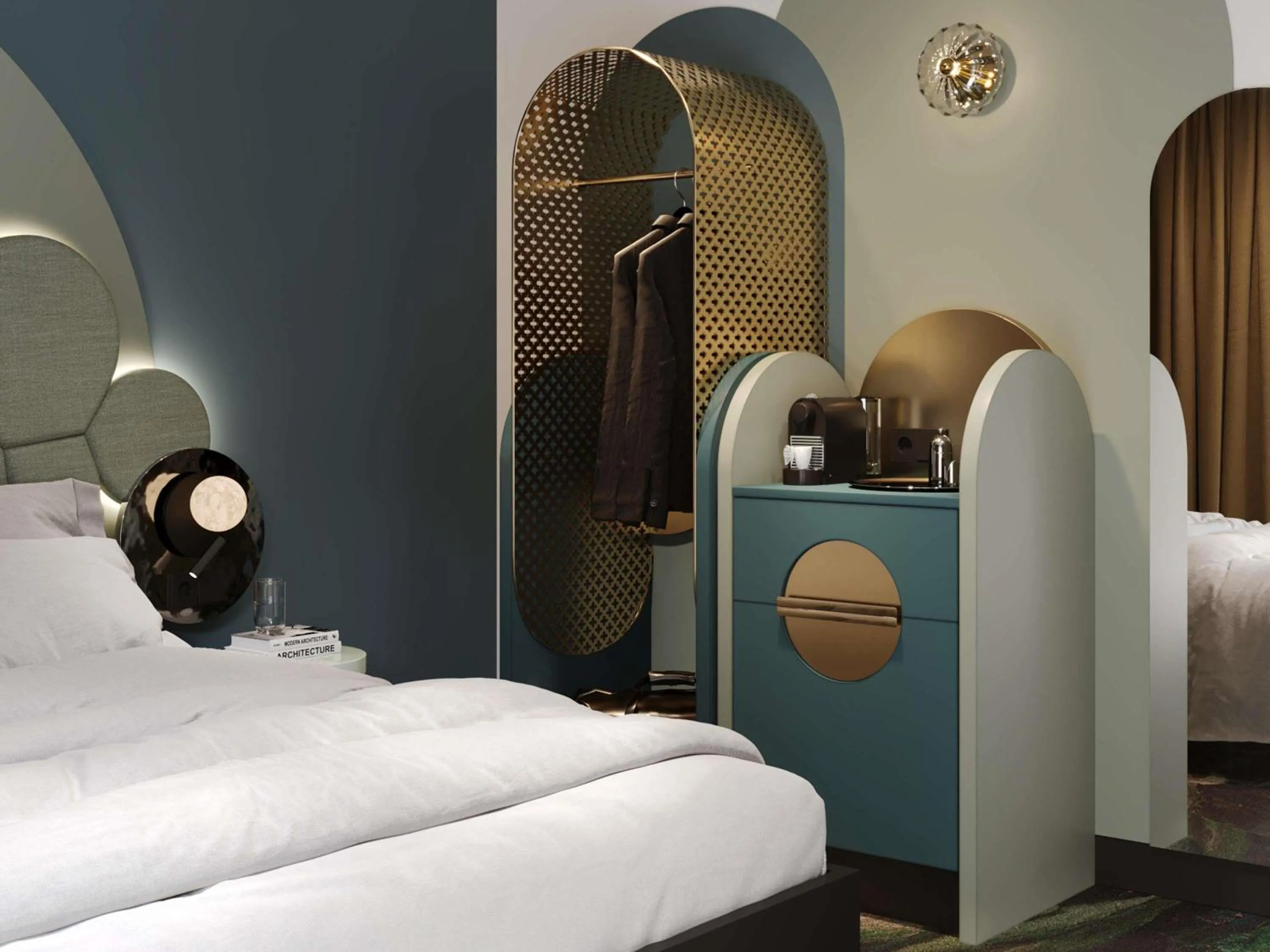 Bedroom, Bed in Mercure Annecy Centre