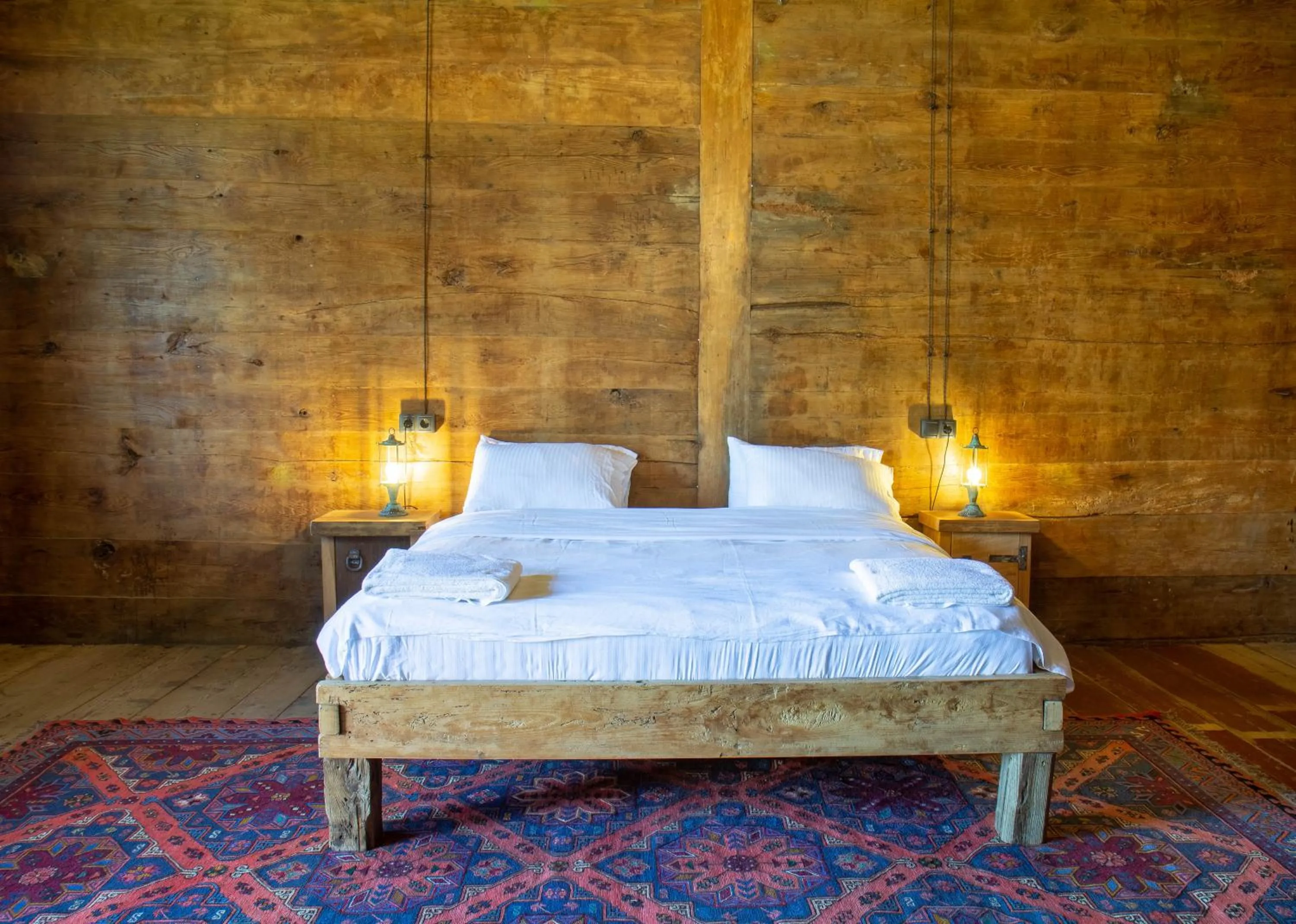 Bedroom, Bed in Ethno Sazano Hotel