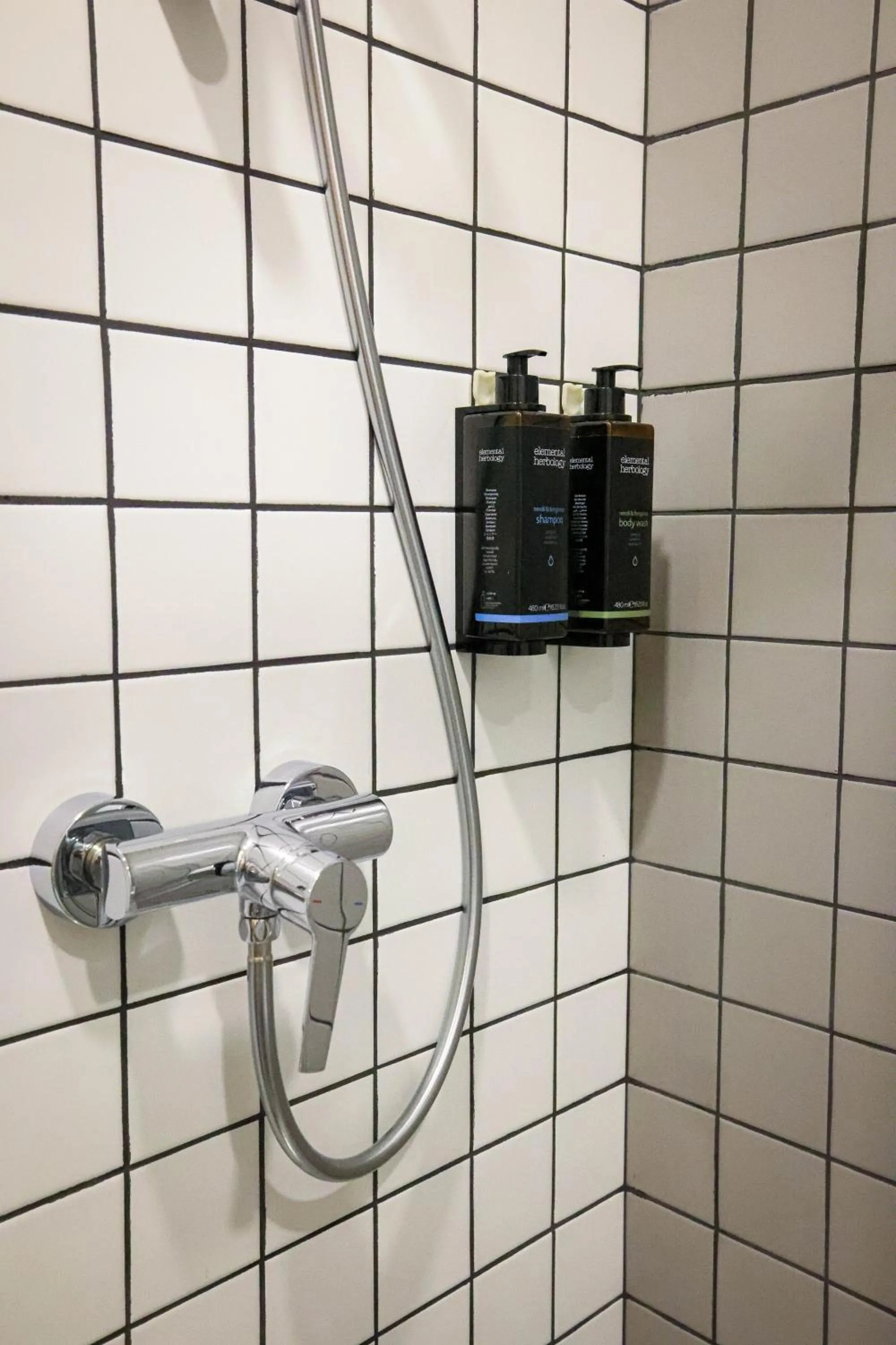 Shower in Ethno Sazano Hotel