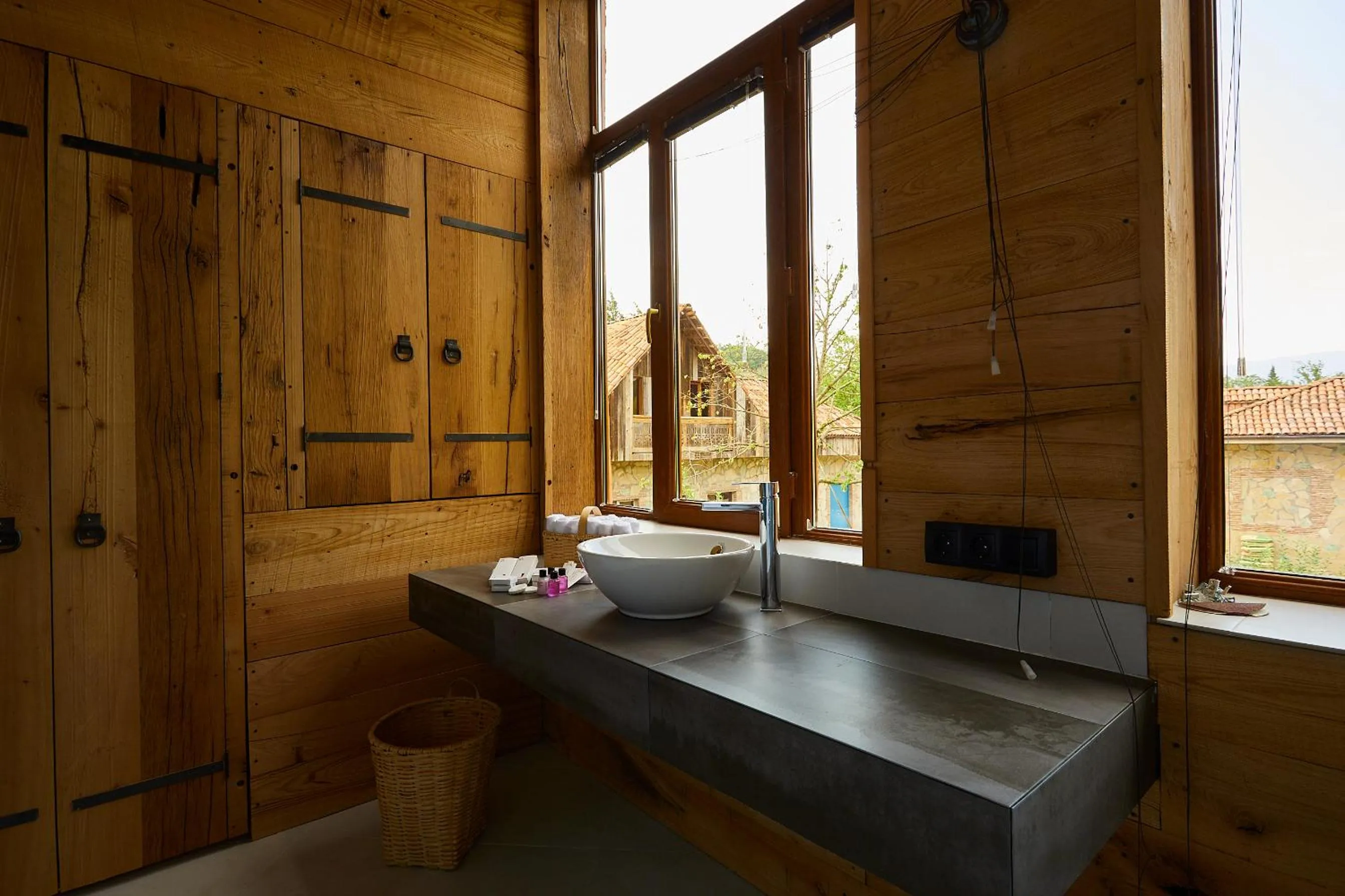 Bathroom in Ethno Sazano Hotel