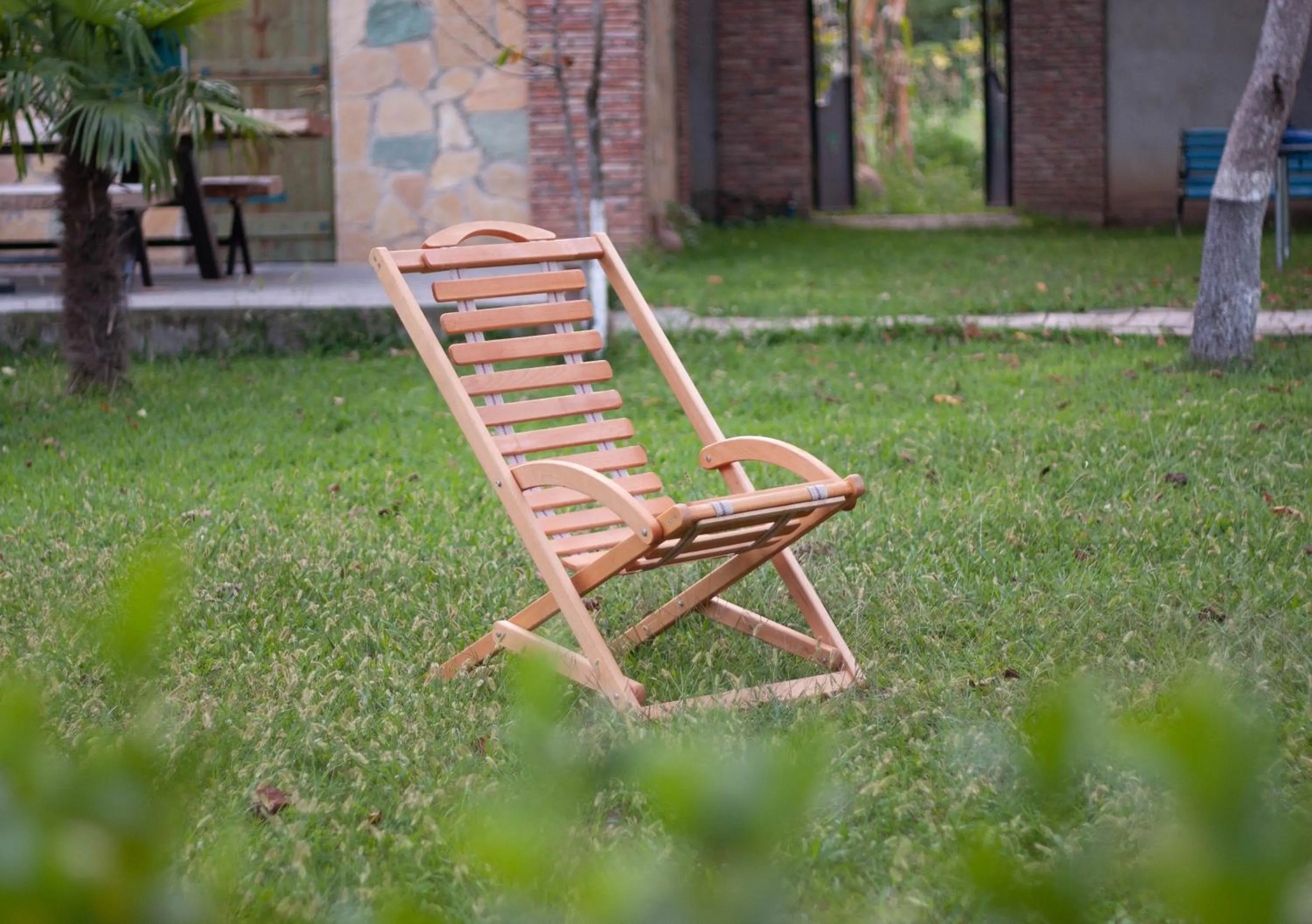 Garden in Ethno Sazano Hotel