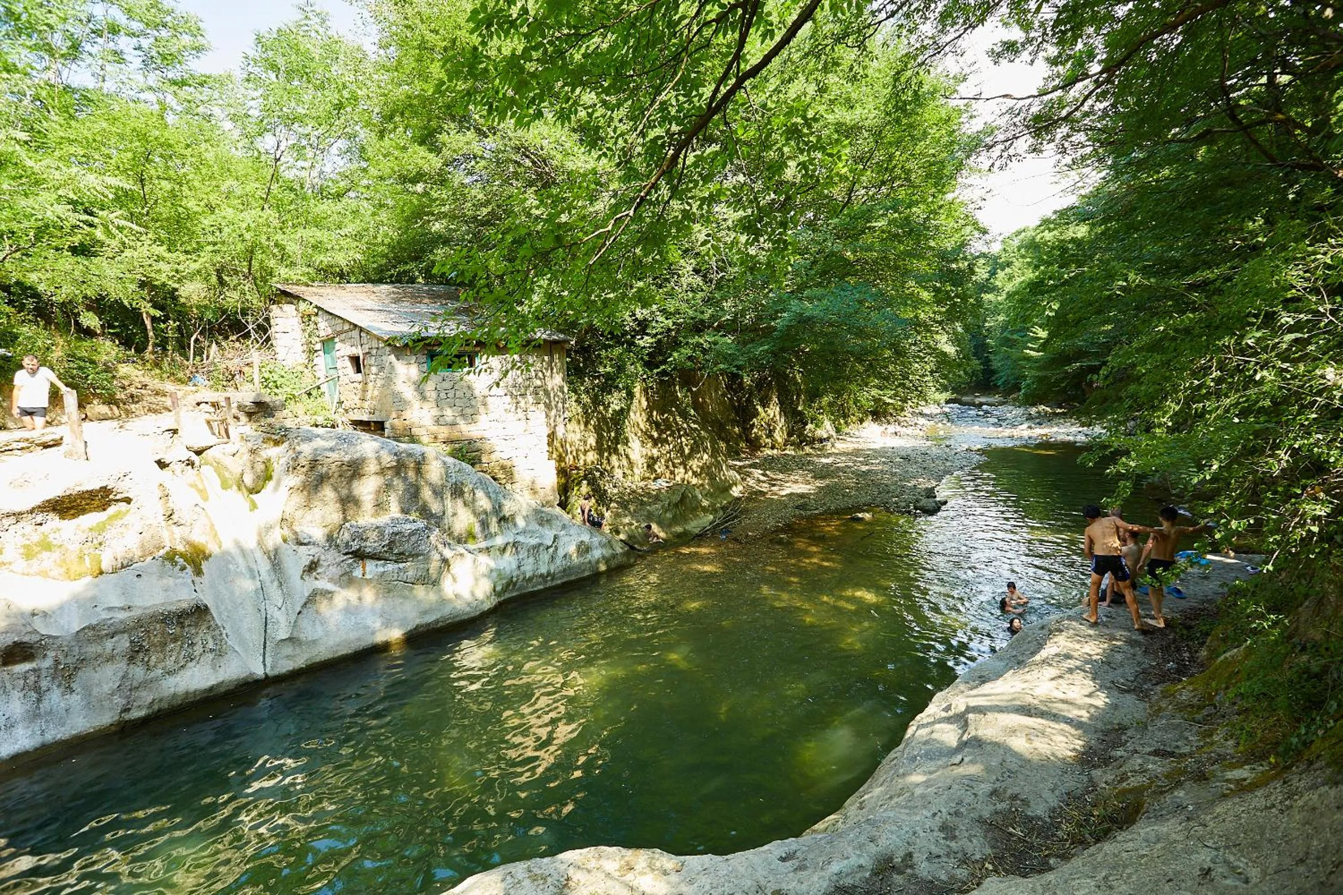 Natural landscape in Ethno Sazano Hotel