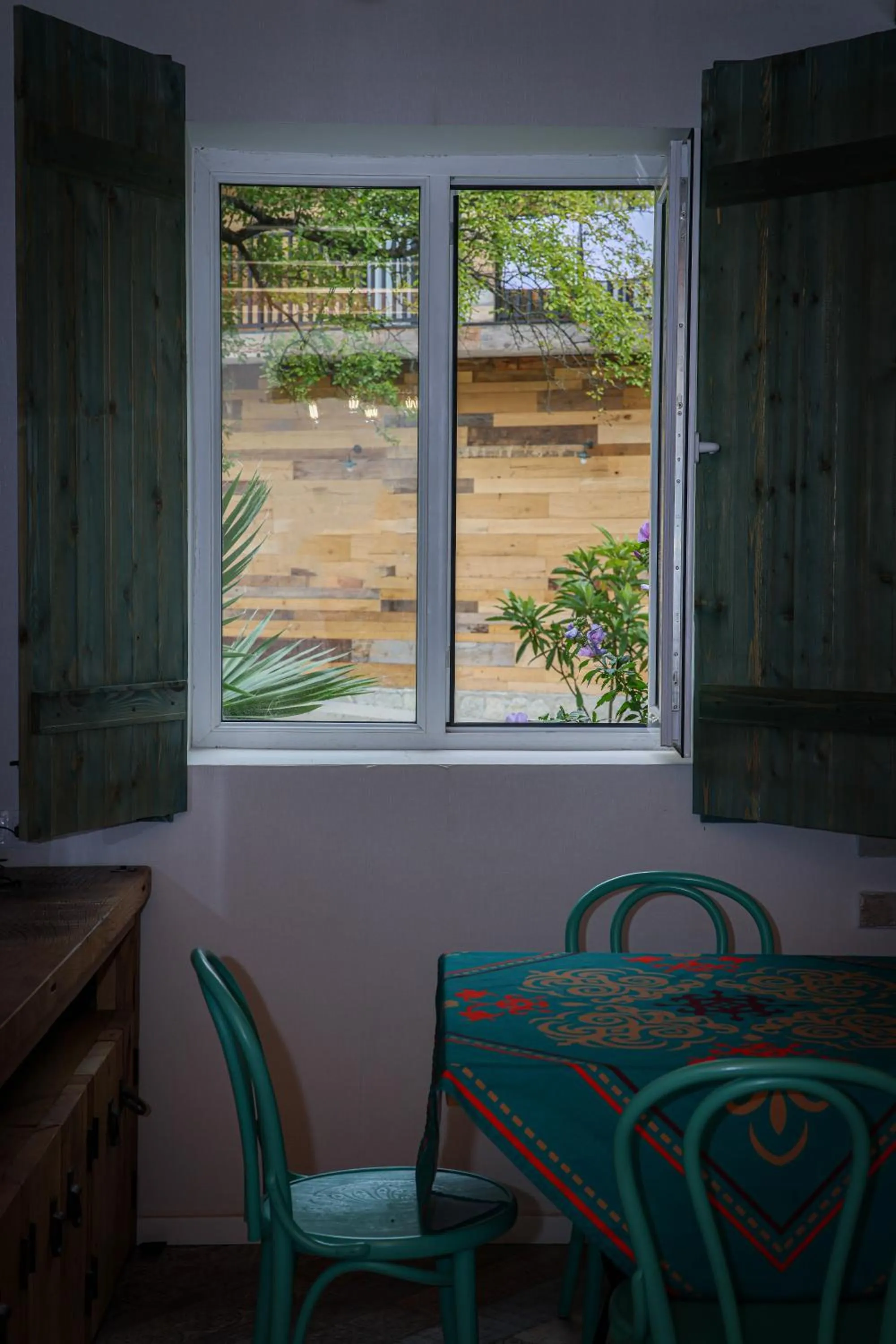 Dining area in Ethno Sazano Hotel
